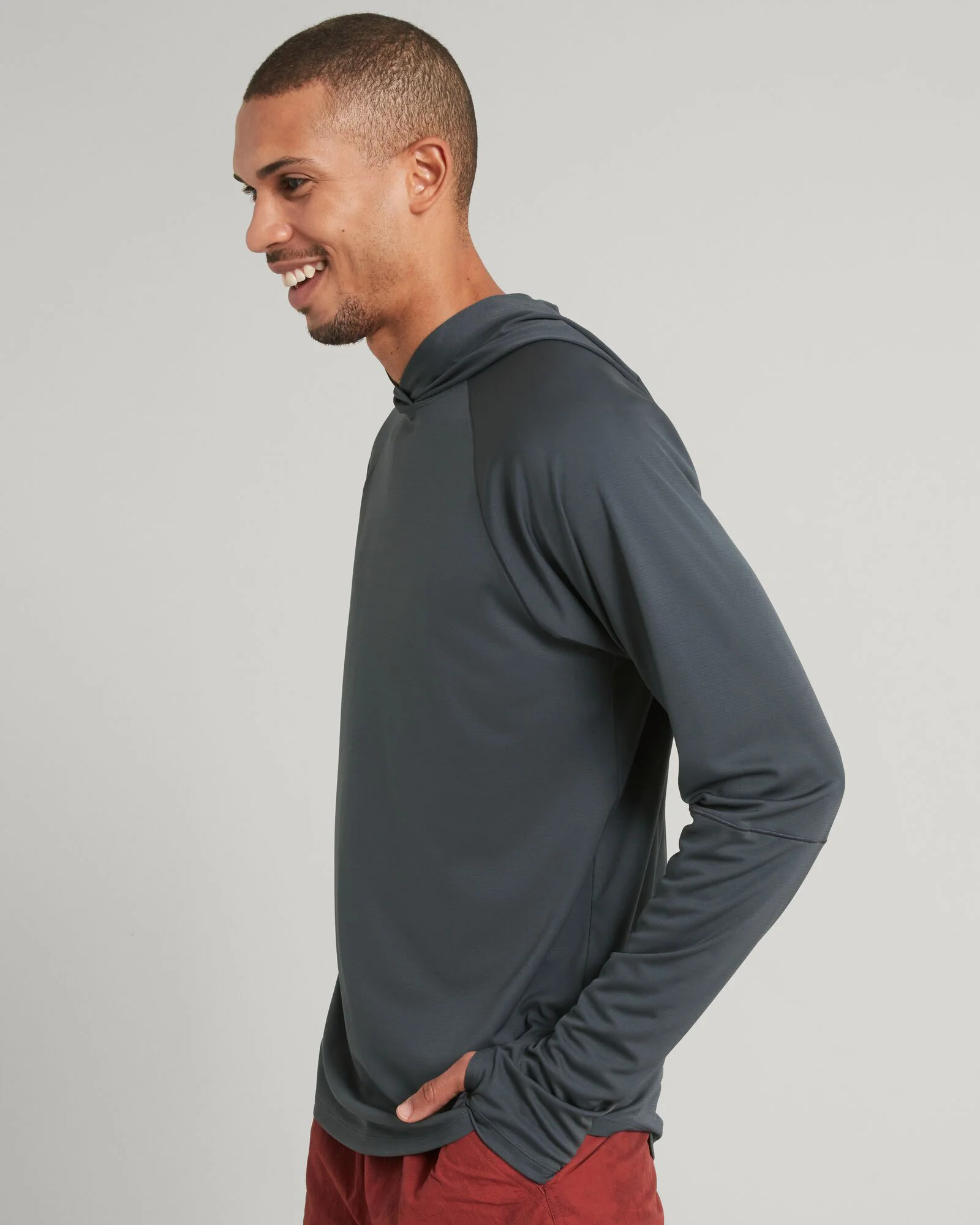 Men's SUN-Stopper Hoodie - Graphite - Image 3