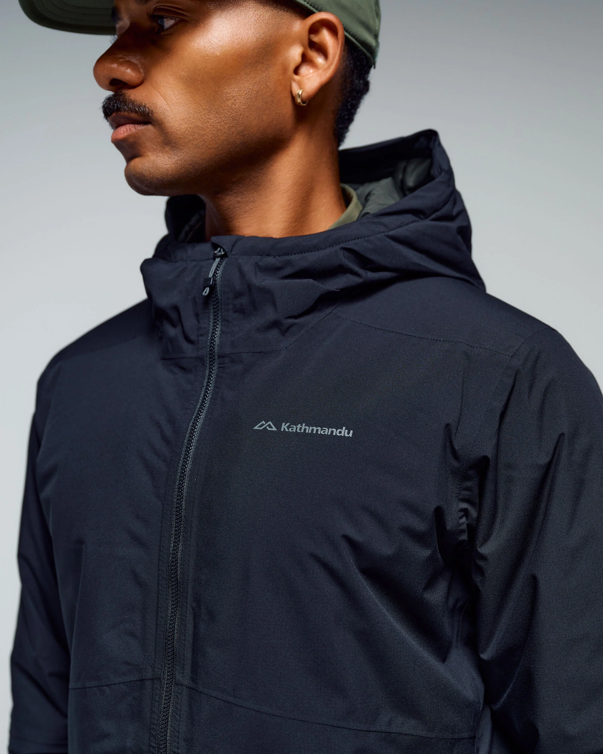 Men's Trailhead 2L Insulated Rain Jacket - Black Stingray - Image 2
