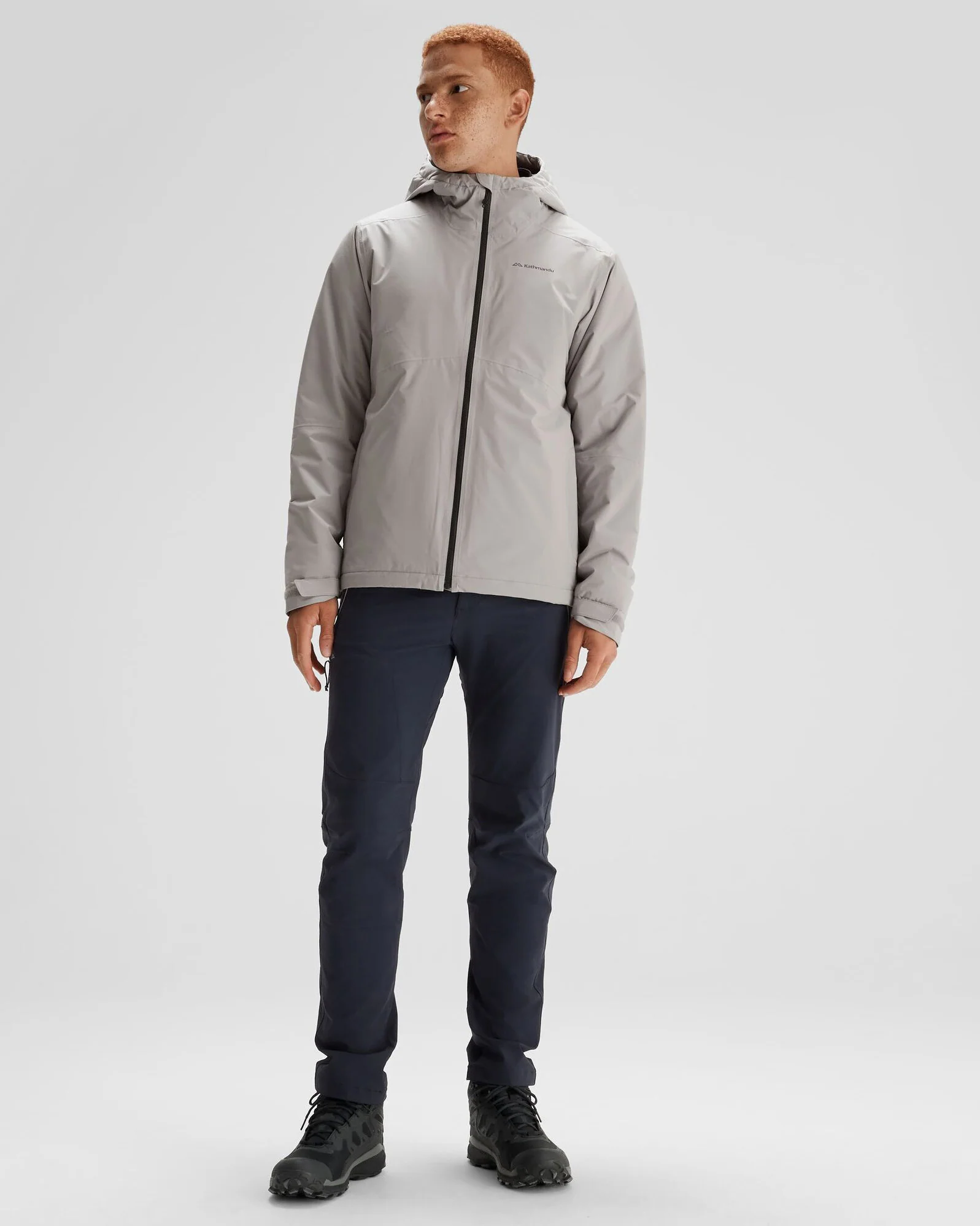 Men's Trailhead 2L Insulated Rain Jacket - Steel Grey - Image 2