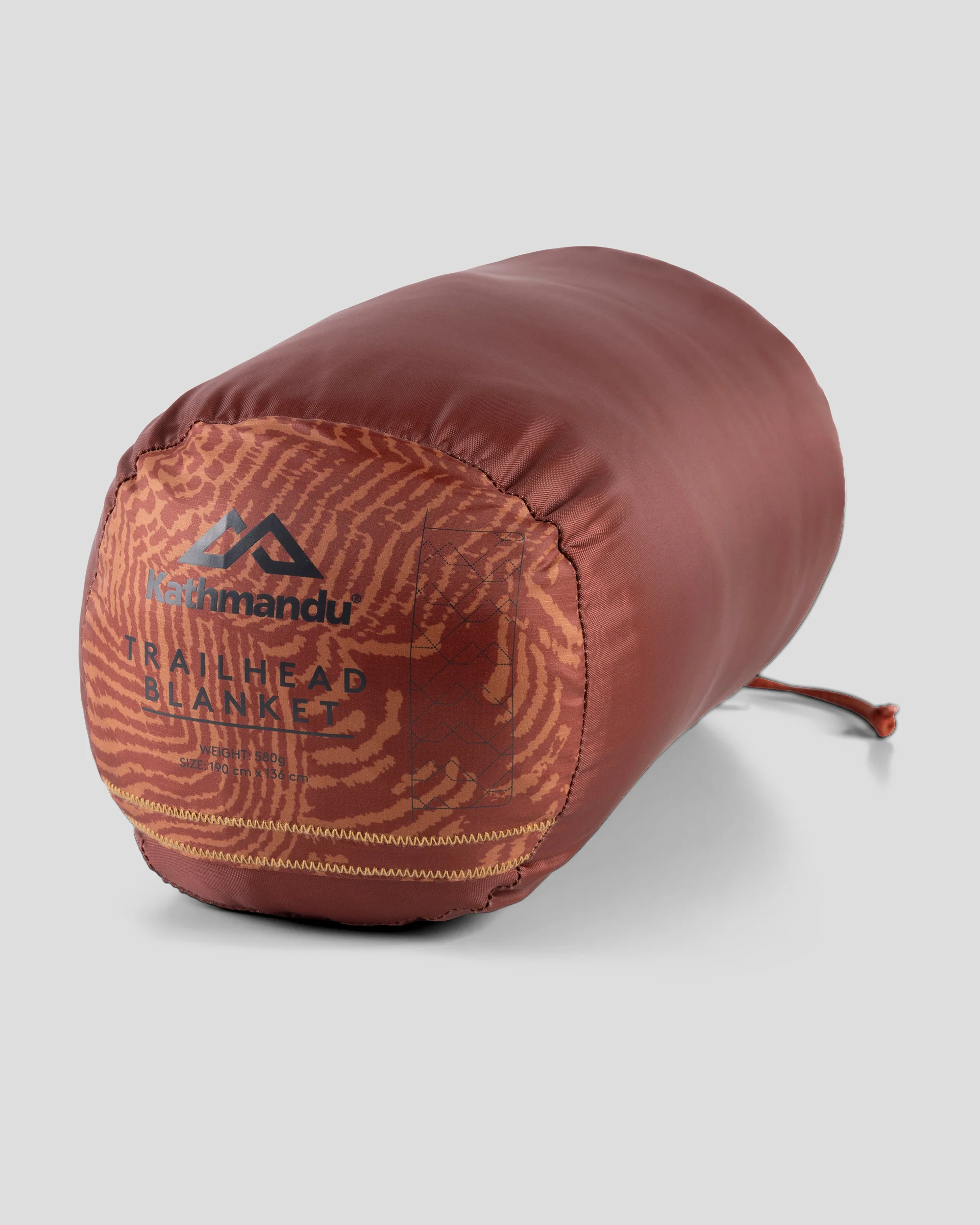 Trailhead Blanket - Redwood Nature Lines Print - Image 2