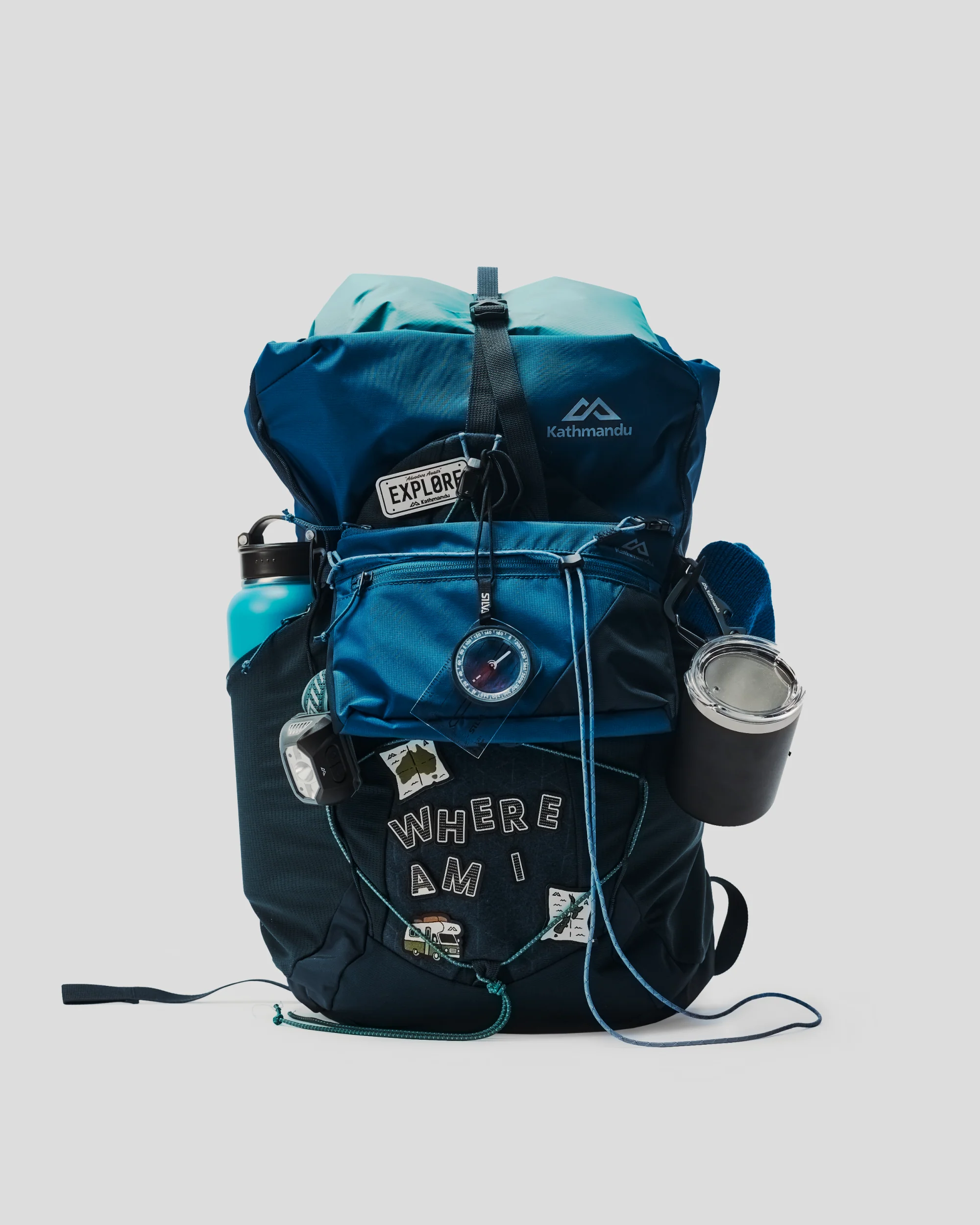 The Trailhead Pack - Customisable 35L - Bright Navy/Pure Navy - Image 2