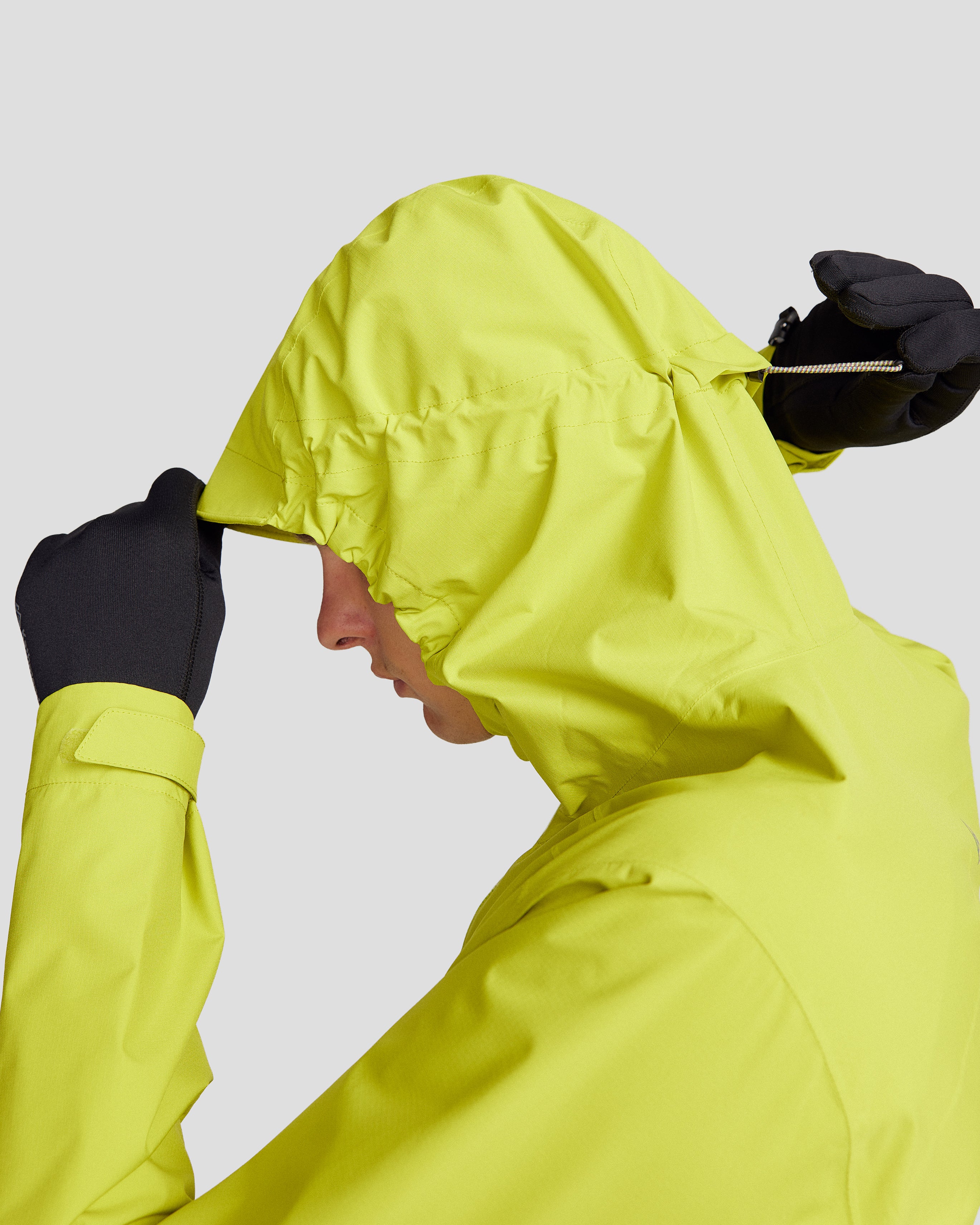 Men's Trailhead Stretch 2.5L Rain Jacket - Bright Moss - Image 7