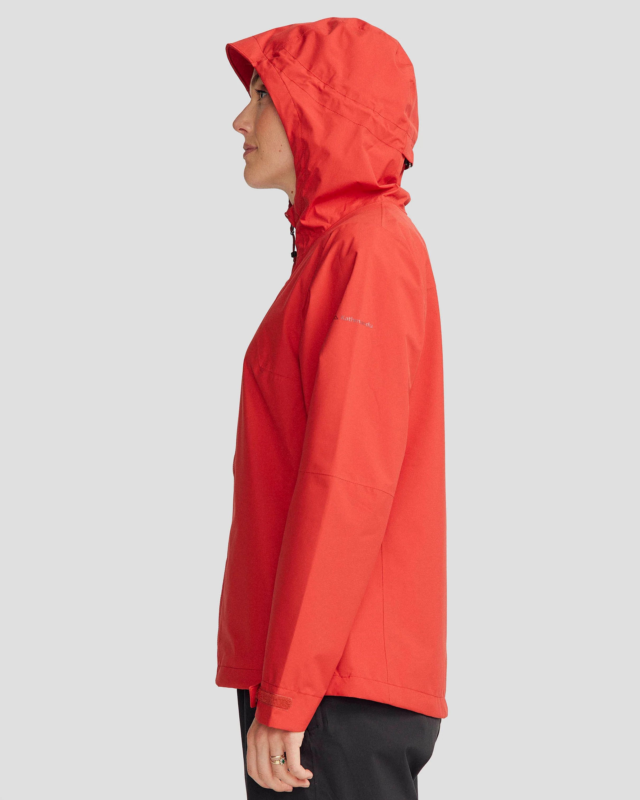 Women's Trailhead Stretch 2.5-layer Rain Jacket - Spicy Chilli Pepper - Image 3