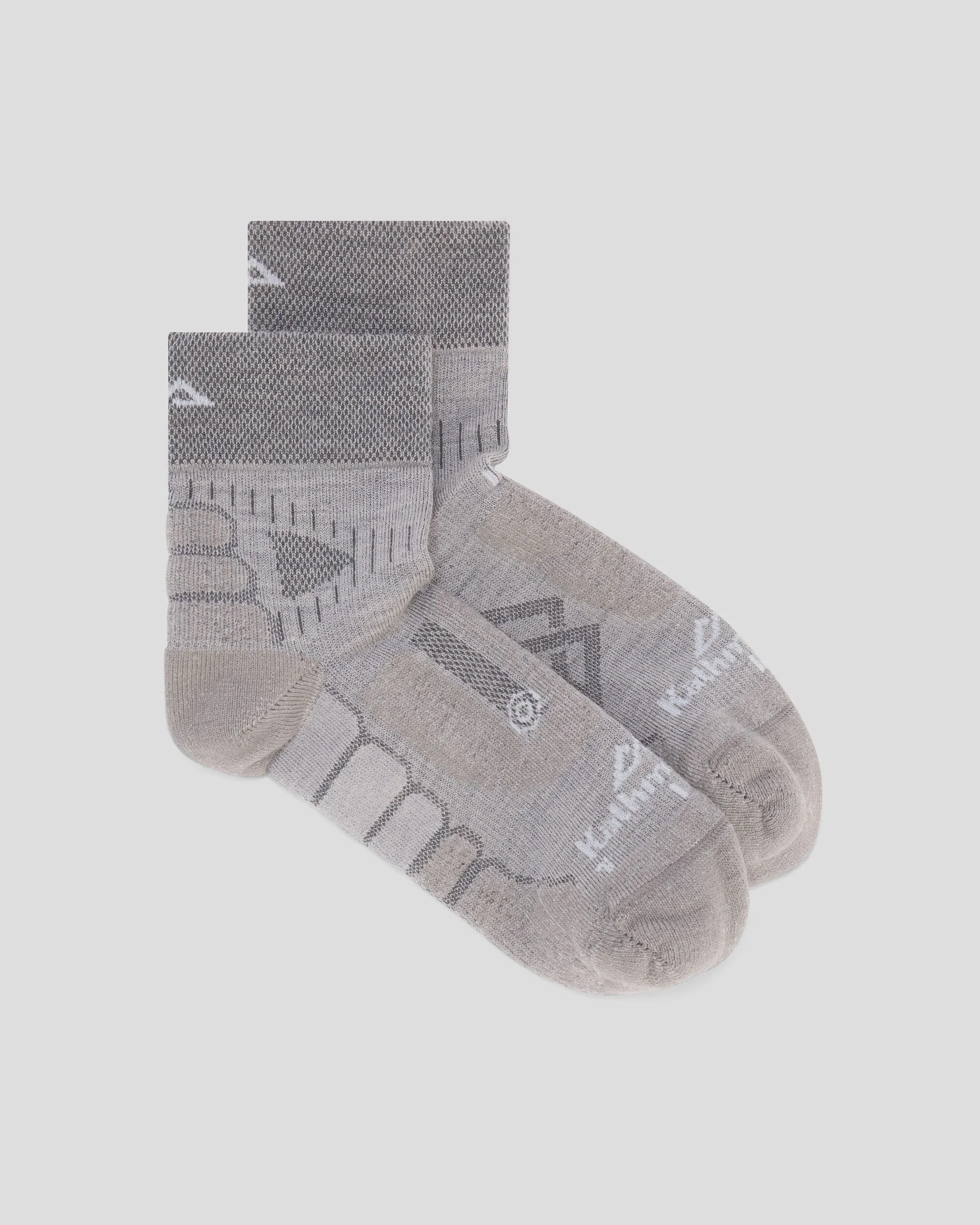 Ultralite Ergonomic Run Socks - Steel Grey