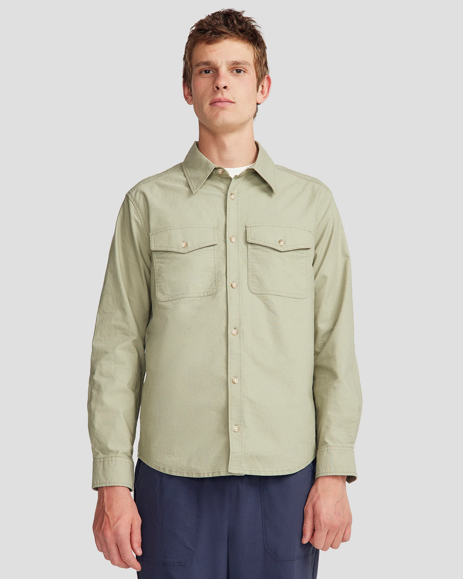 Vander HT Men's Long Sleeve Shirt - Light Beech