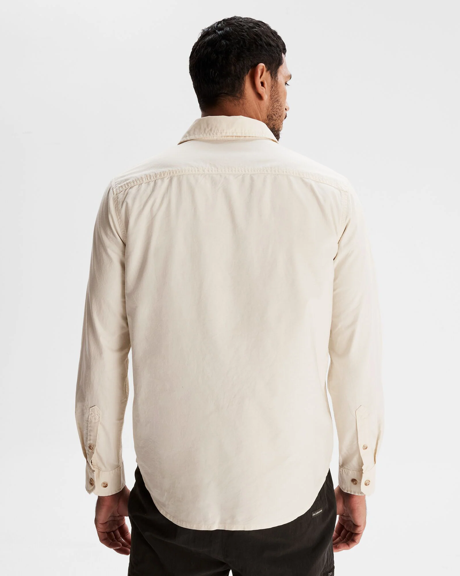 Vander HT Men's Long Sleeve Shirt - Natural - Image 4
