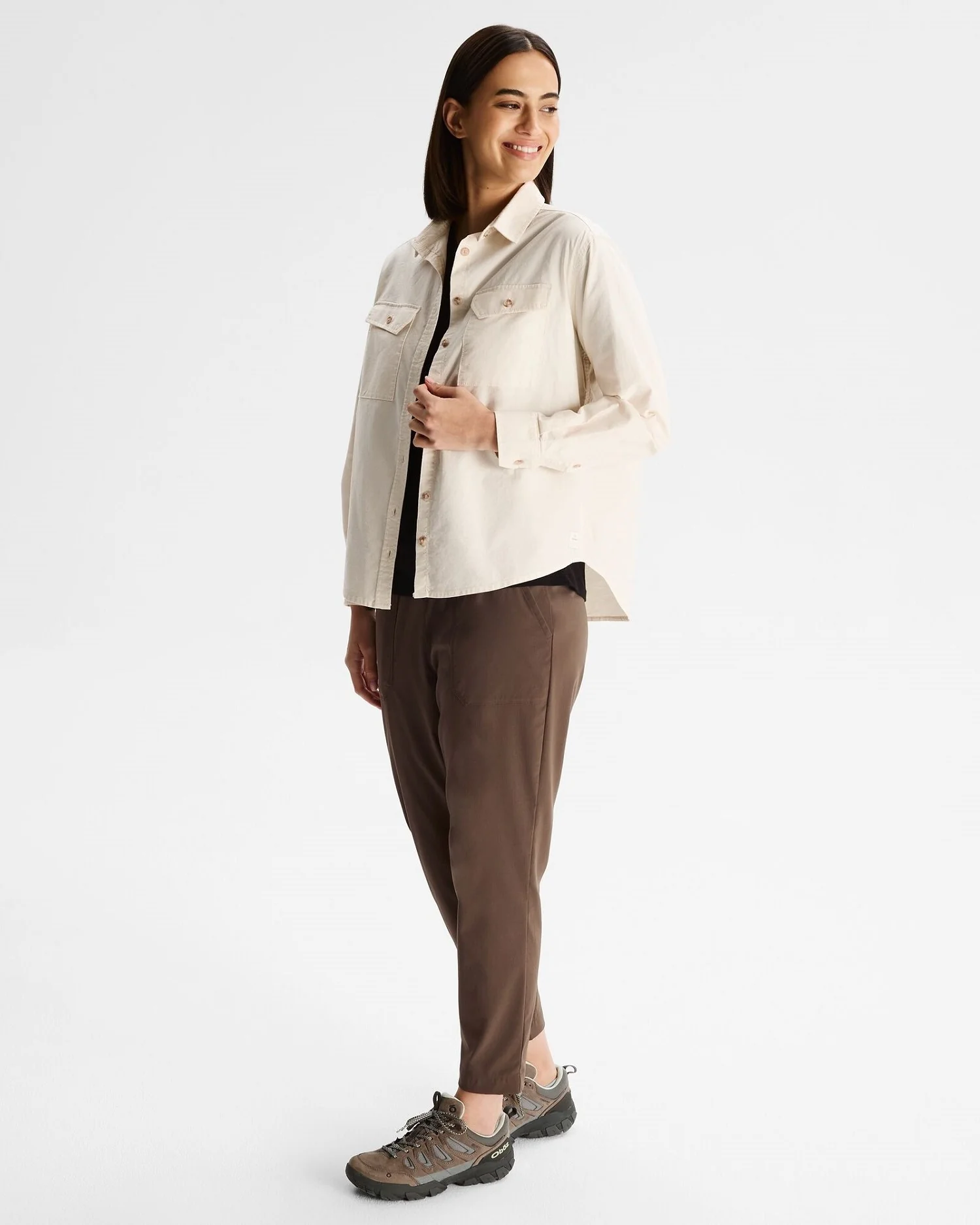 Vander HT Women's Long Sleeve Shirt - Natural - Image 2