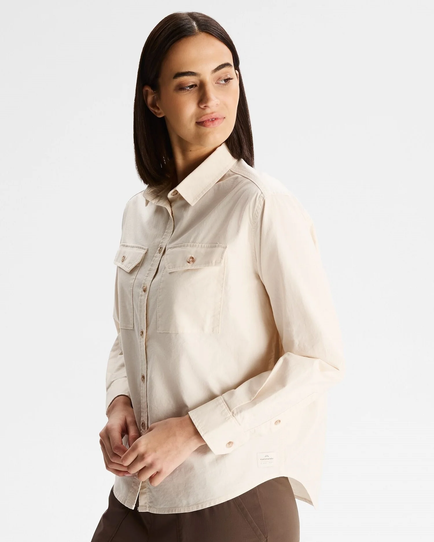 Vander HT Women's Long Sleeve Shirt - Natural - Image 3