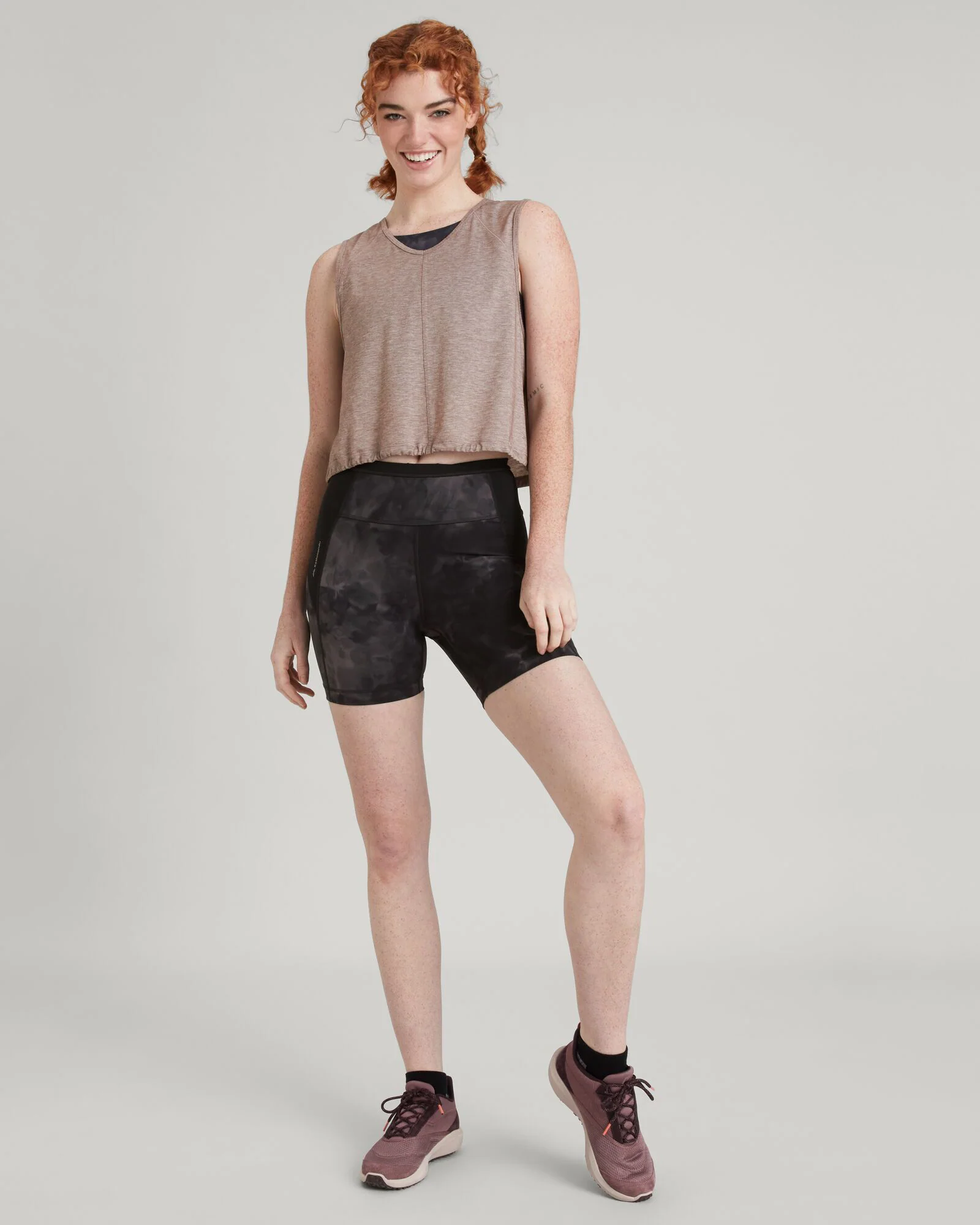 WELL.DER.NESS Go Women's Tank Top - Taupe - Image 2
