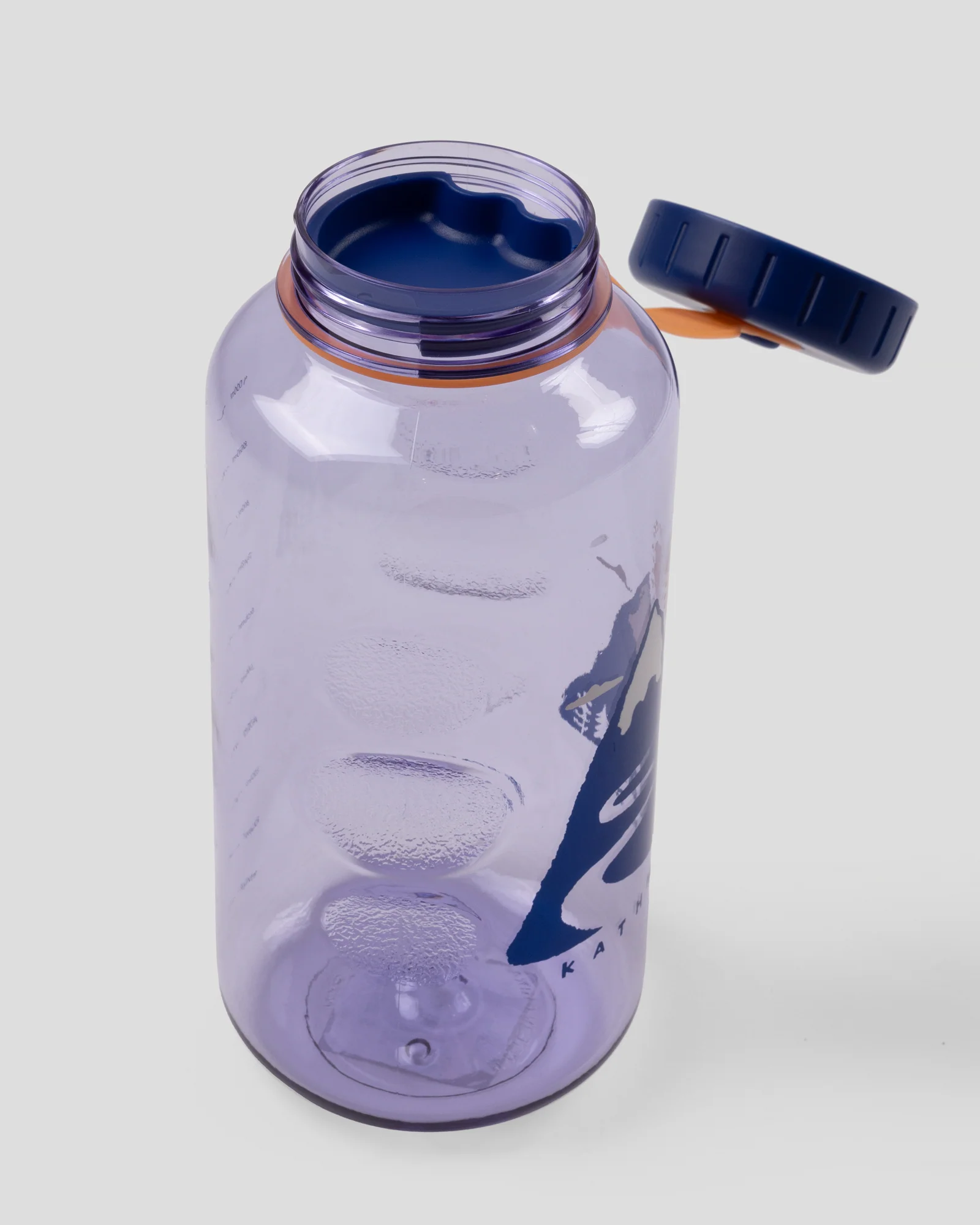 Wide Mouth Tritan 1L Drink Bottle - Bright Lilac Mountain Scape - Image 5