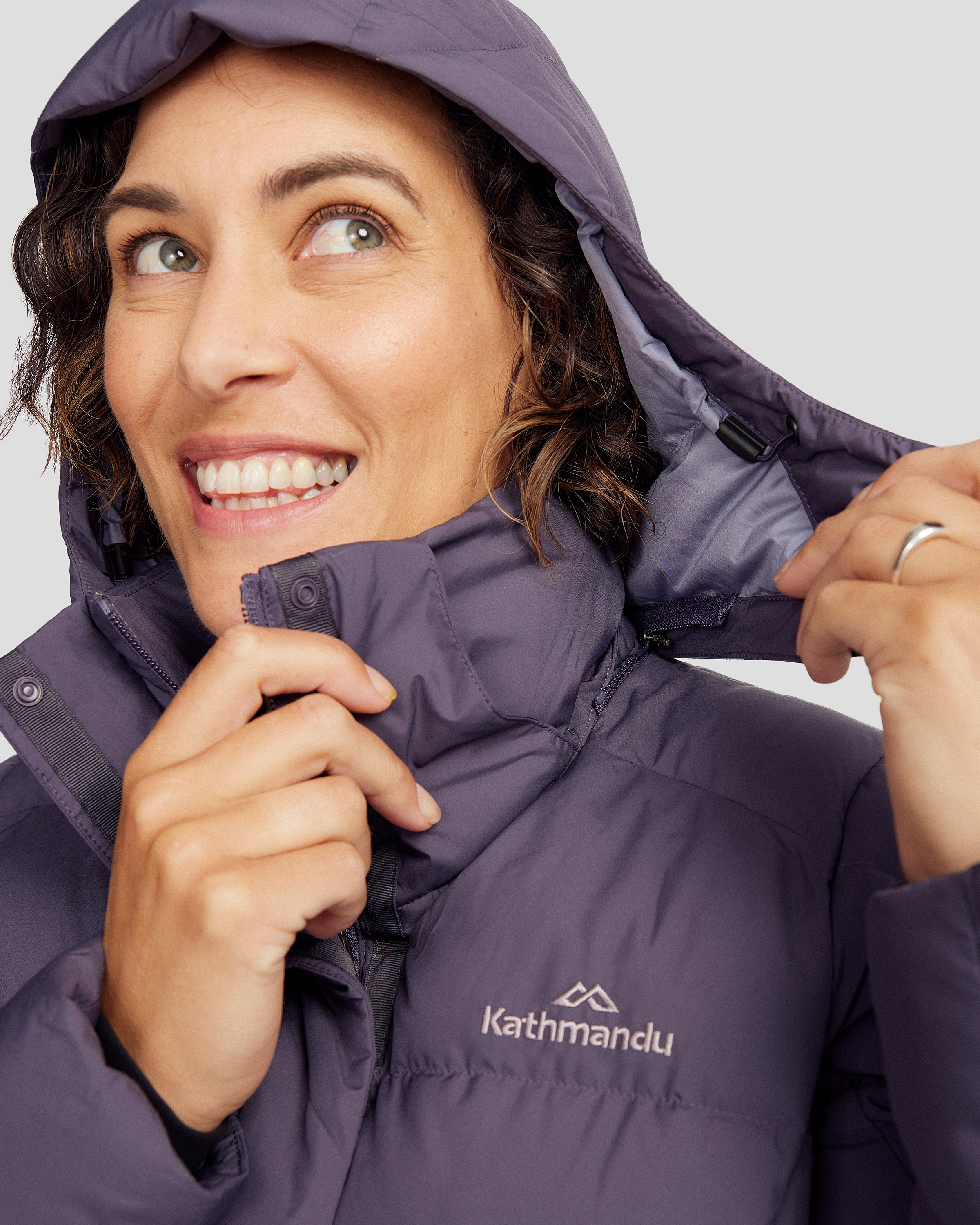 Women's Winterburn Hooded Down Jacket - Orbit - Image 5