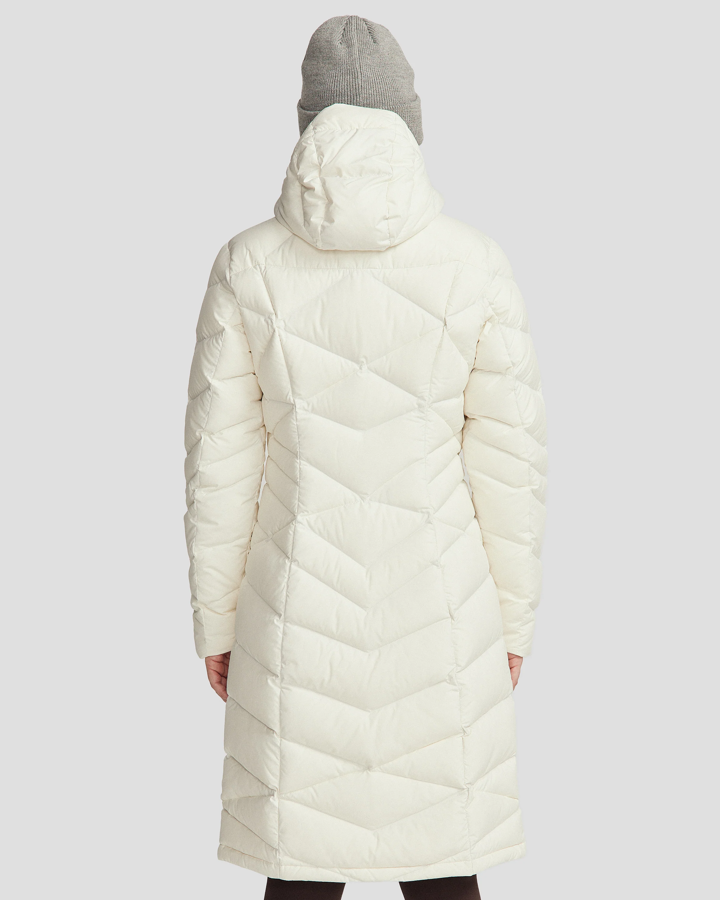 Women's Winterburn Longline Down Jacket v2 - Natural - Image 6