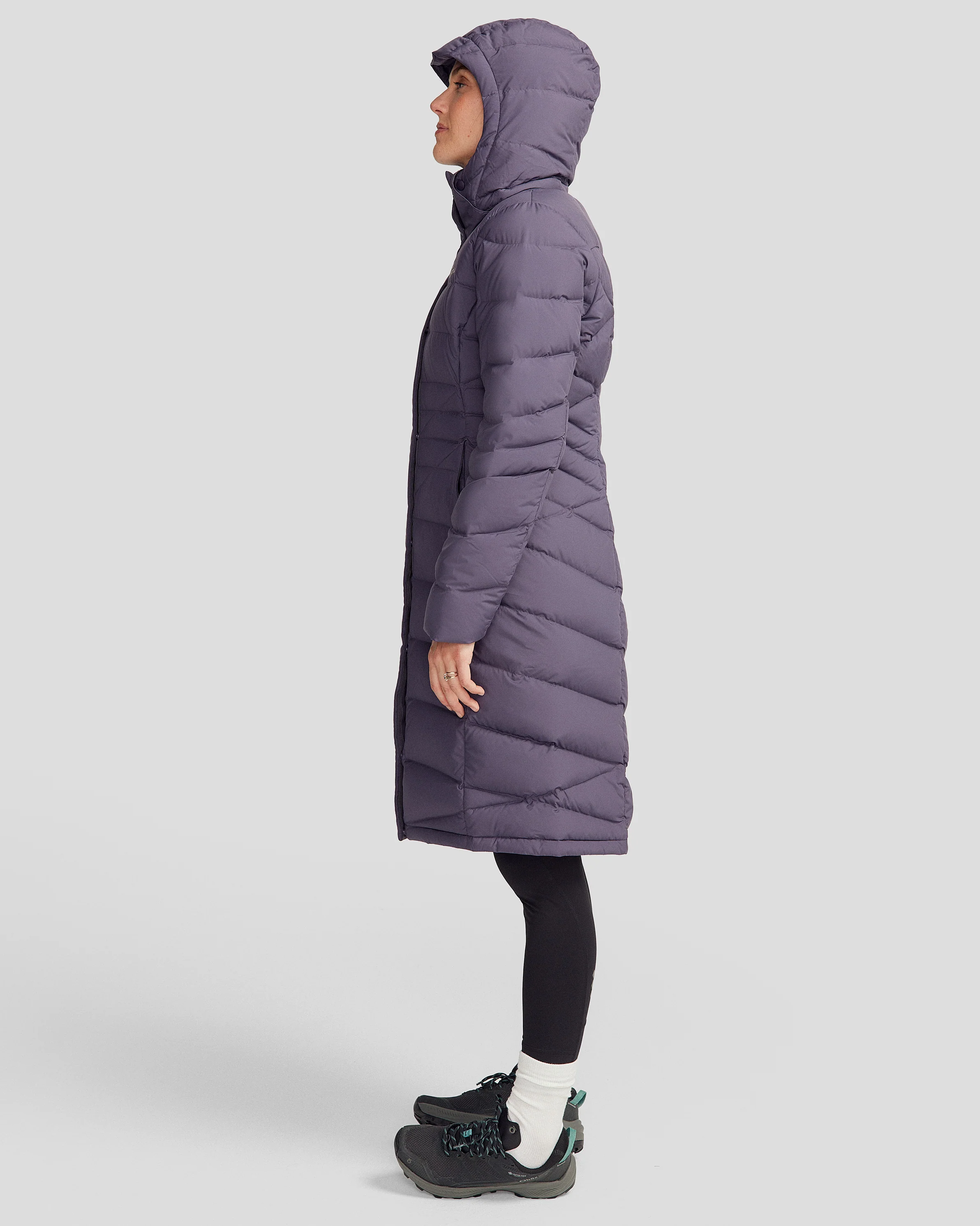 Winterburn Women's Longline Down Jacket v2 - Orbit - Image 14