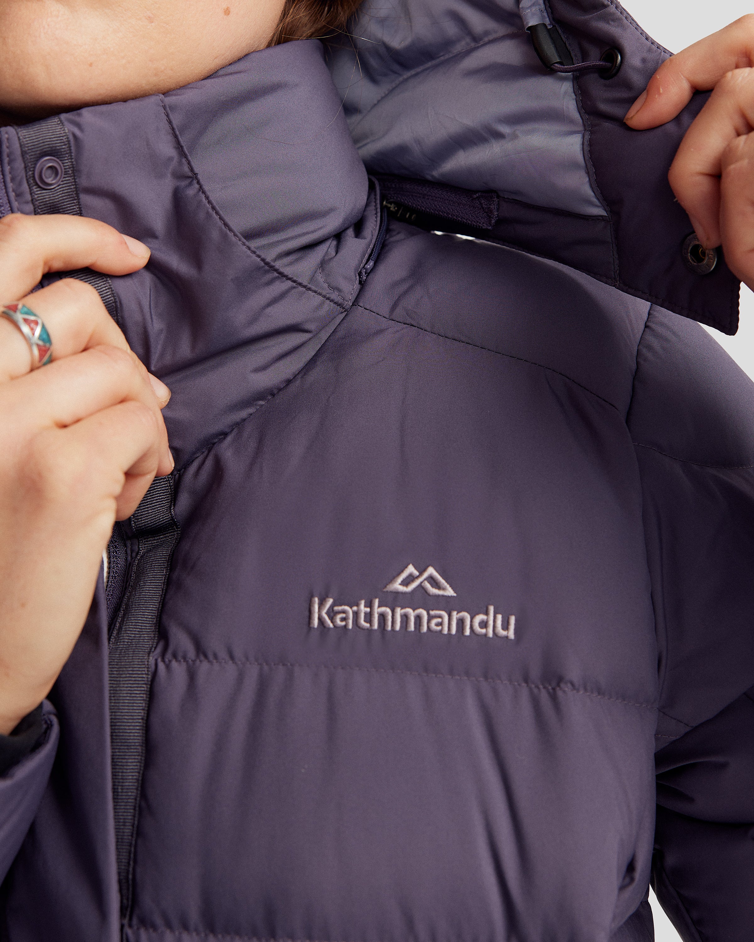 Winterburn Women's Longline Down Jacket v2 - Orbit - Image 6