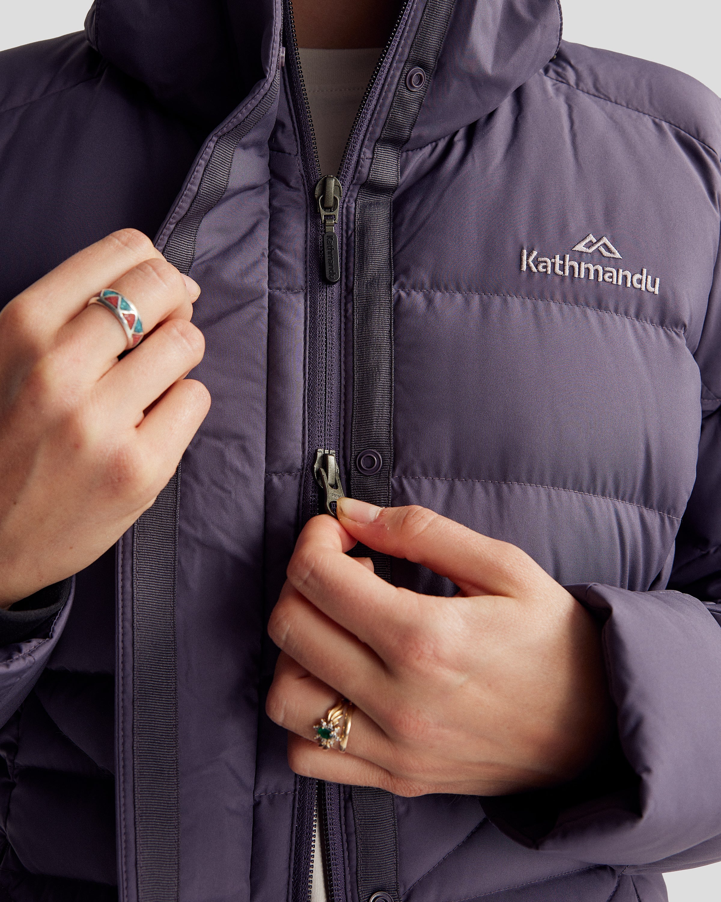 Winterburn Women's Longline Down Jacket v2 - Orbit - Image 7