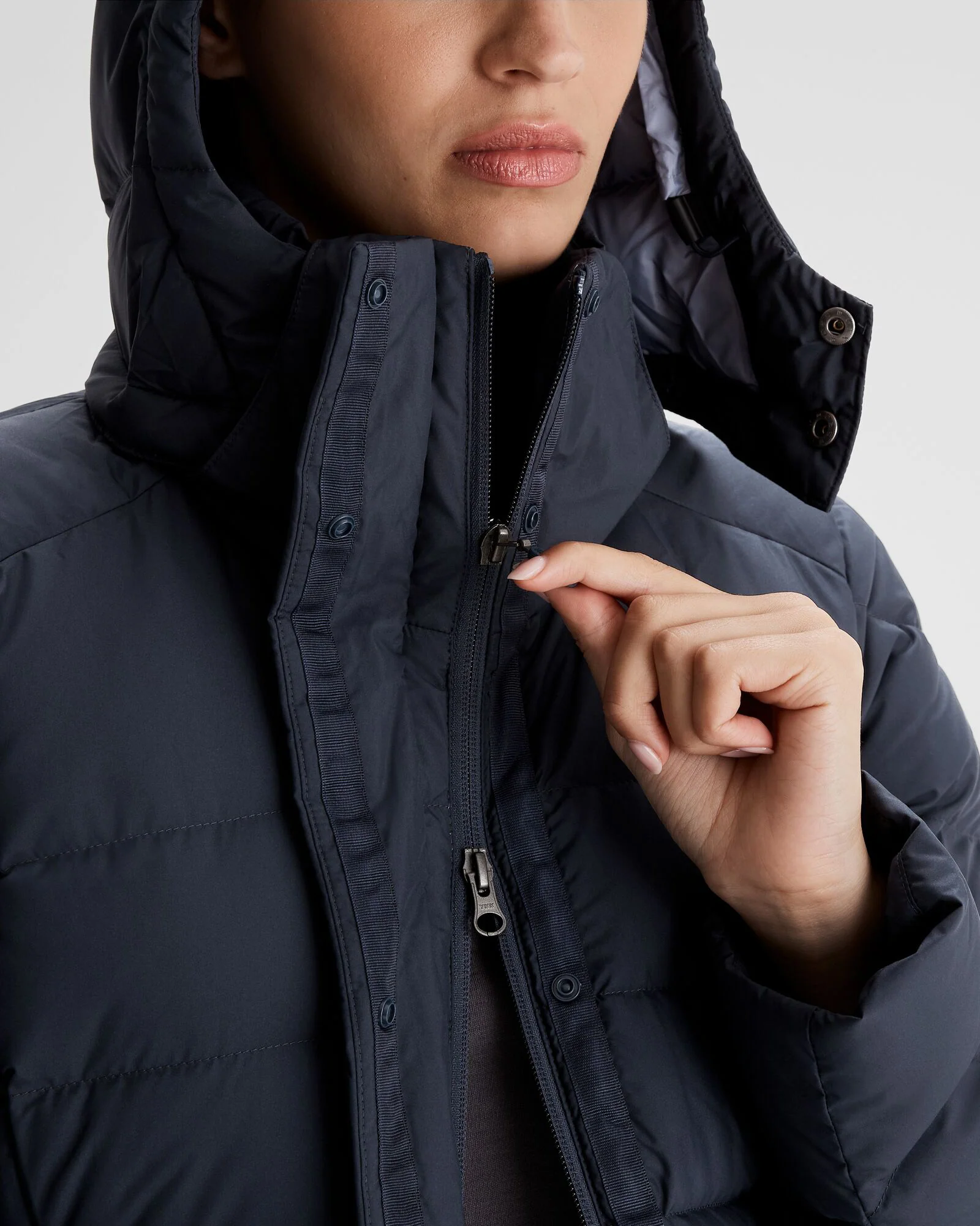 Women's Winterburn Down Parka Jacket - Pure Navy - Image 6