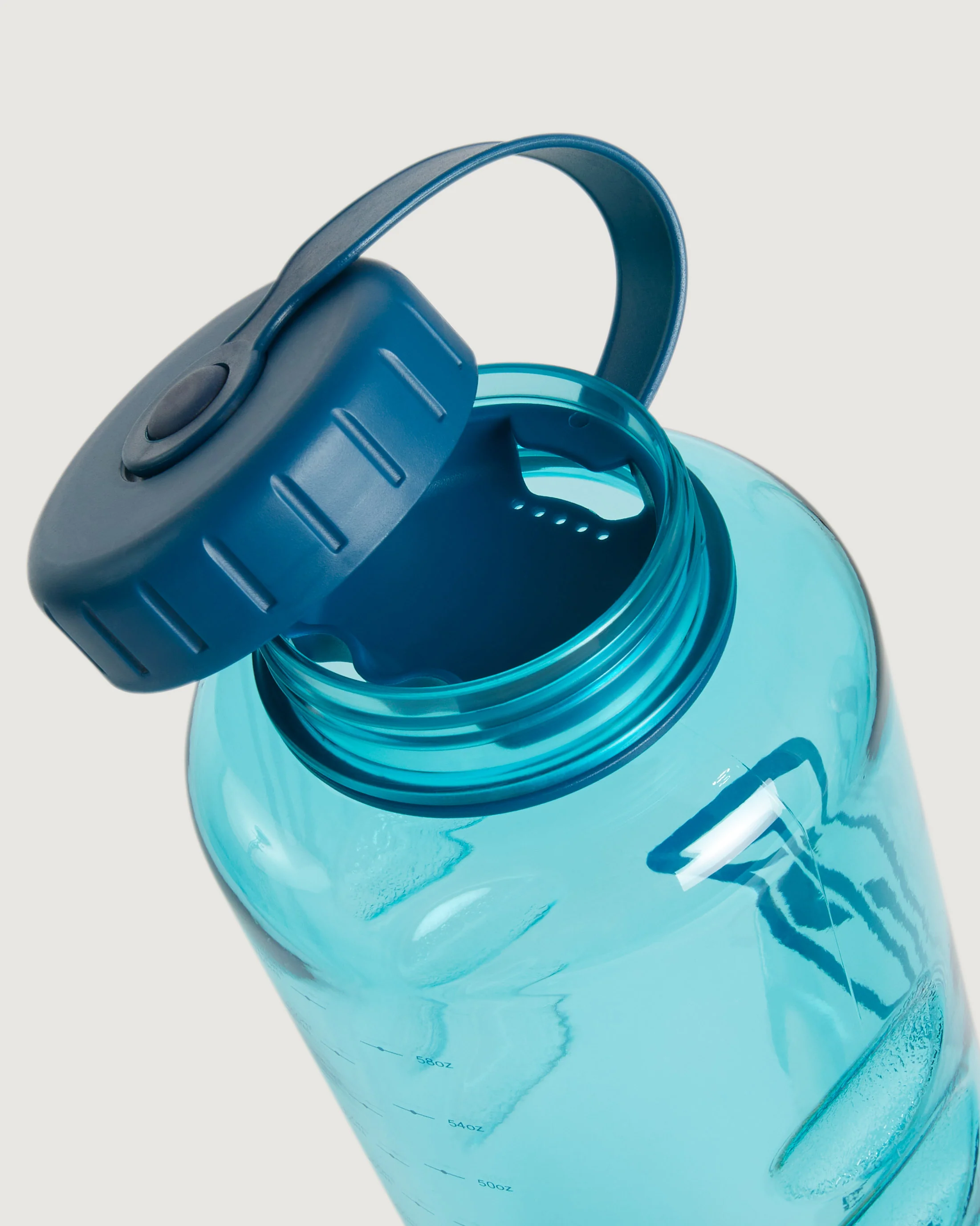 Tritan Wide Mouth Water Bottle - 1.8L - Steel Blue - Image 2