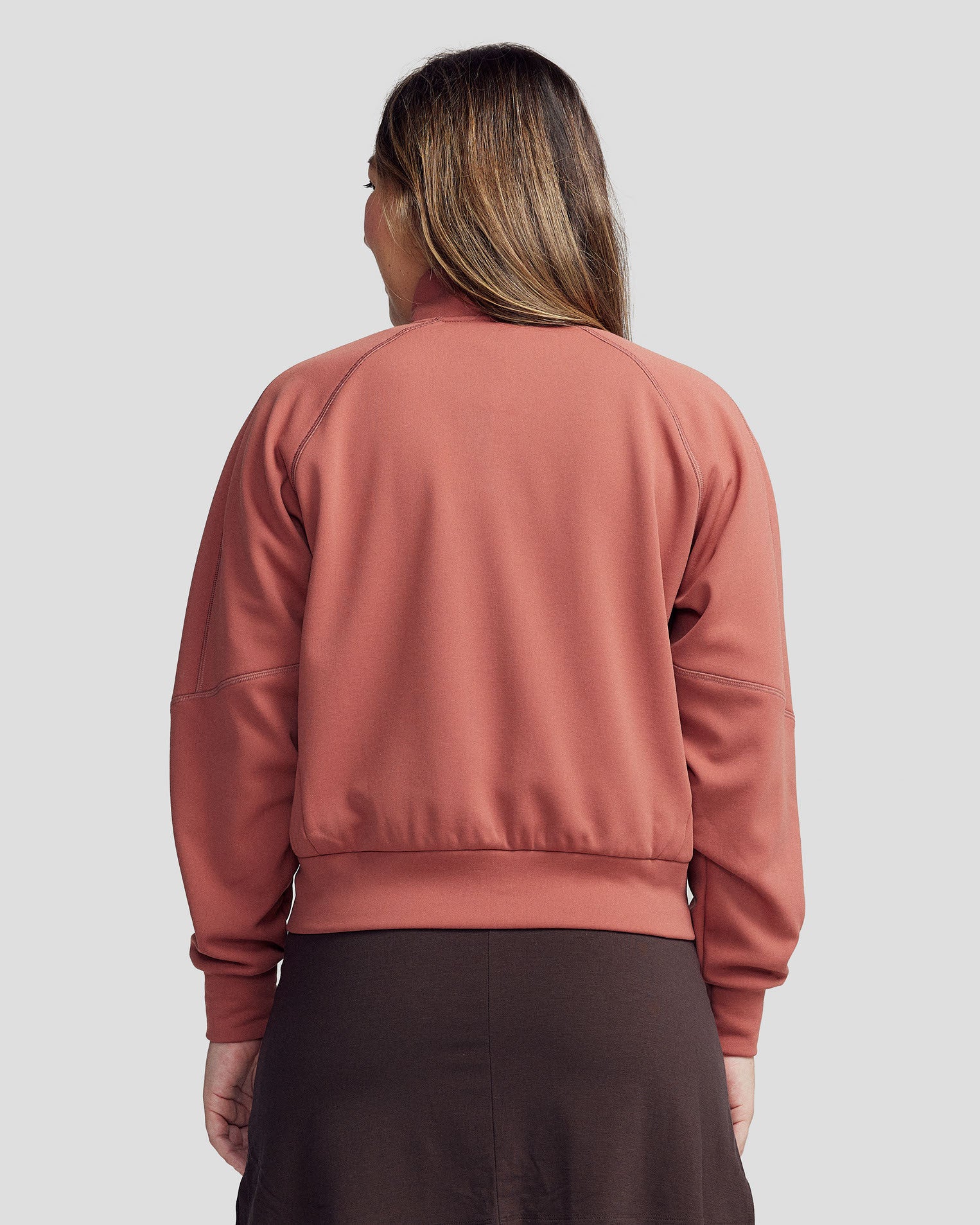 Women’s Anytime Bomber Jacket - Dark Clay - Image 5