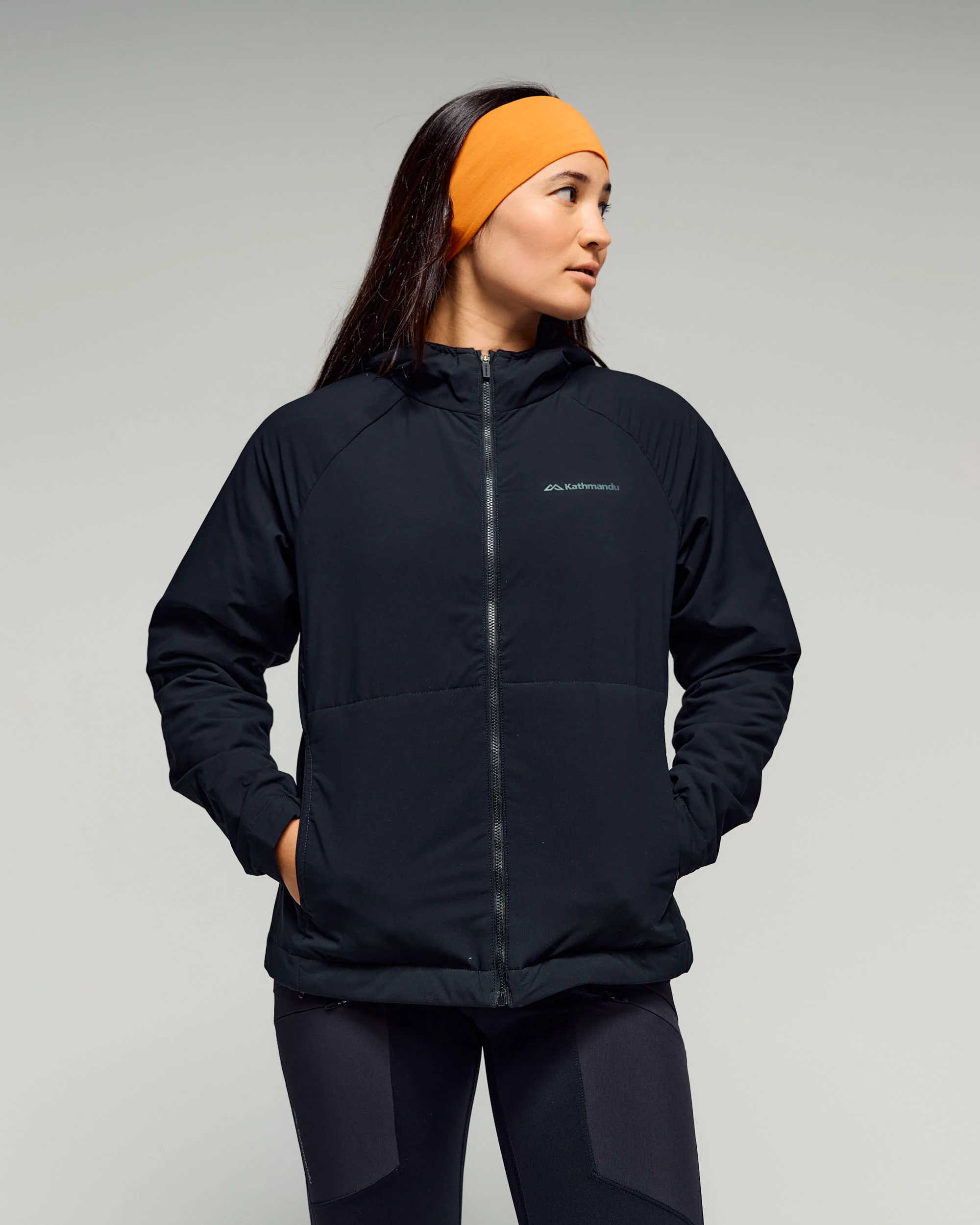 Women's Anytime LT Insulated Hooded Jacket - Black Stingray