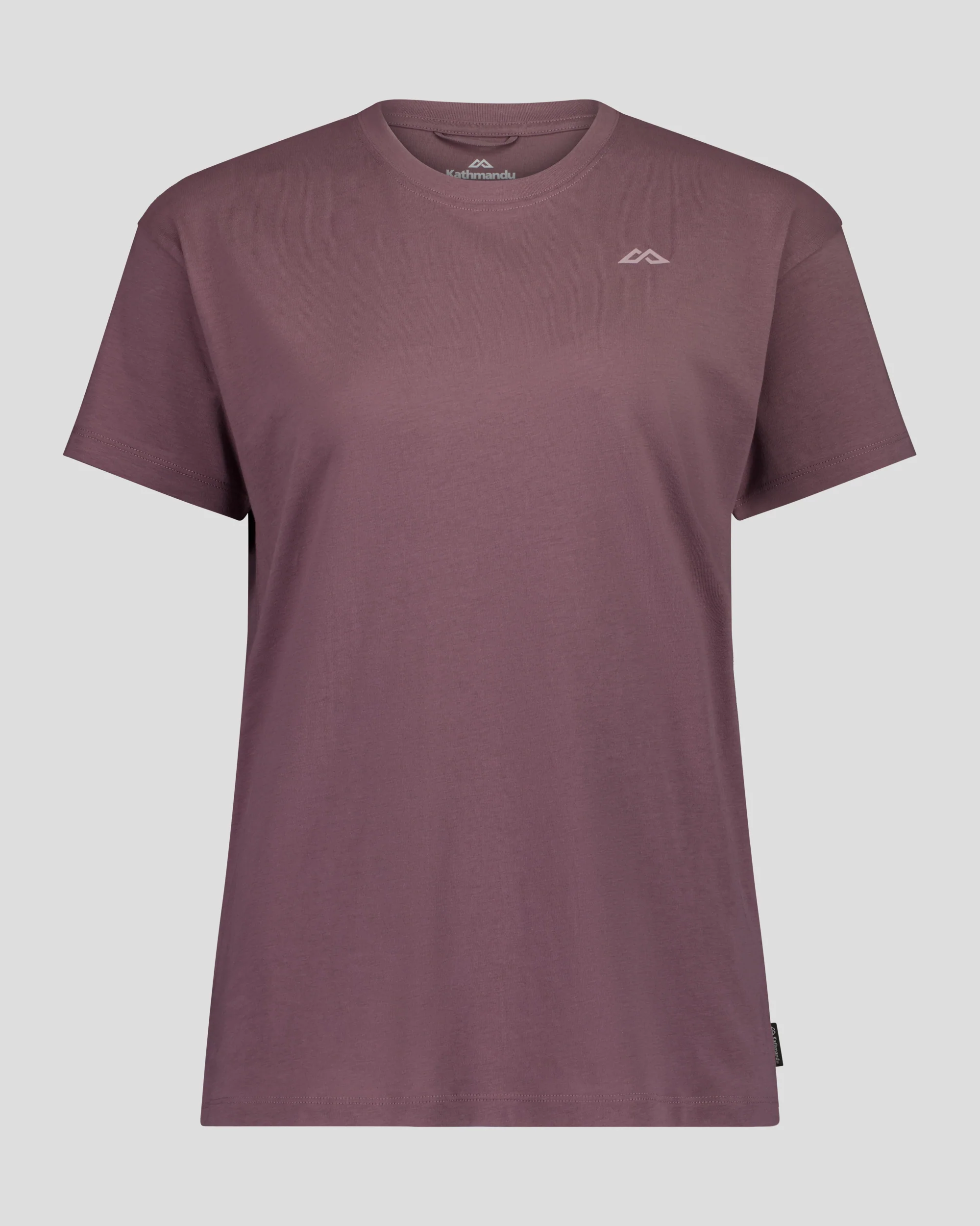 Women's Braided River Organic Cotton T-Shirt - Dark Thistle