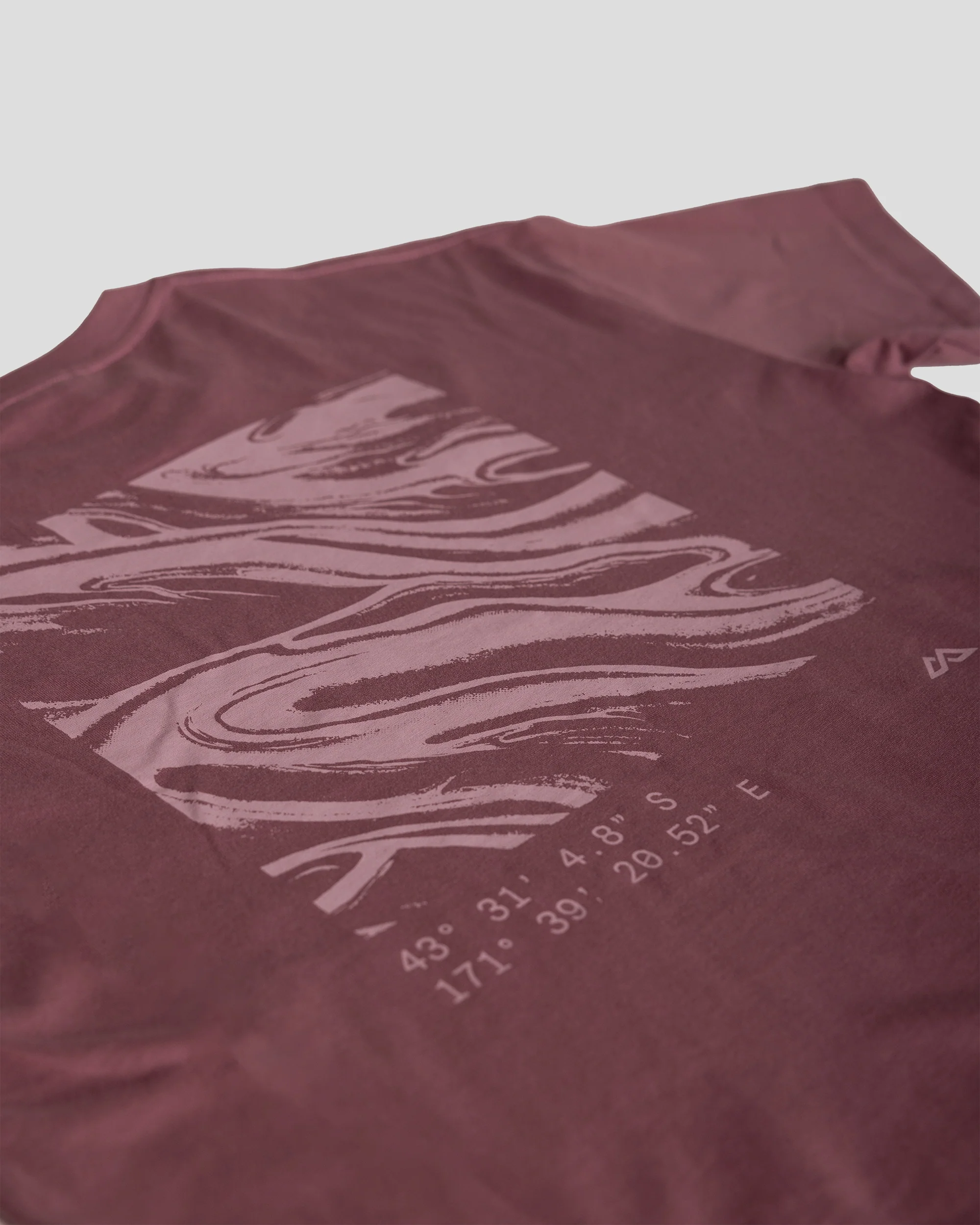 Women's Braided River Organic Cotton T-Shirt - Dark Thistle - Image 2