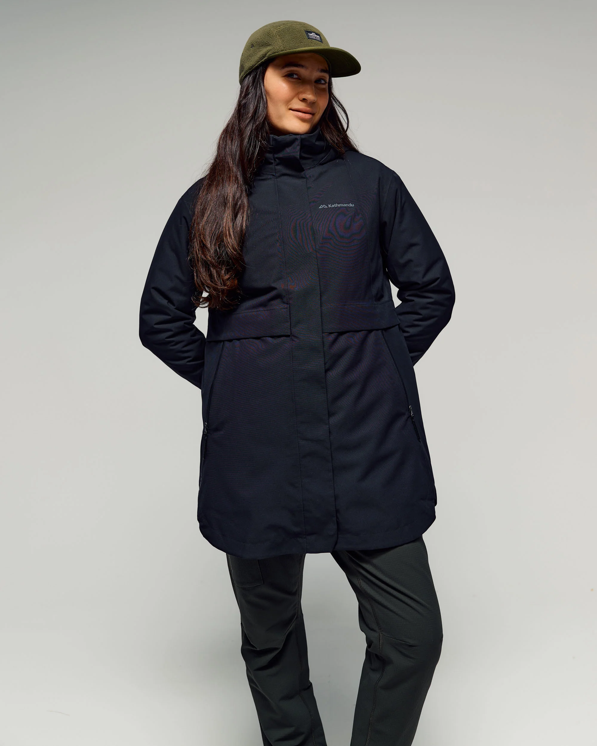 Women's Citytrek 2L Rain Insulated 3in1 Parka - Black Stingray - Image 3