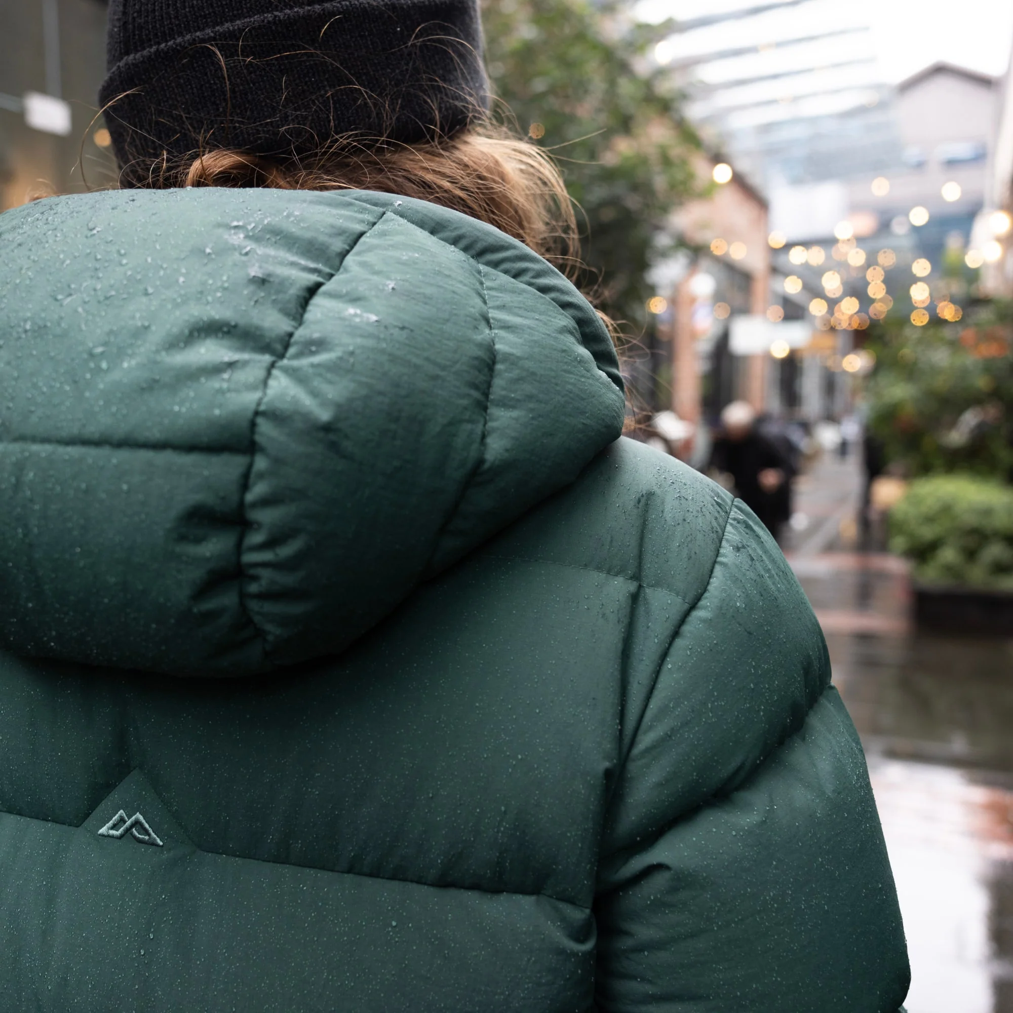 Women's Epiq Down Heritage Parka Jacket - Deep Forest - Image 3