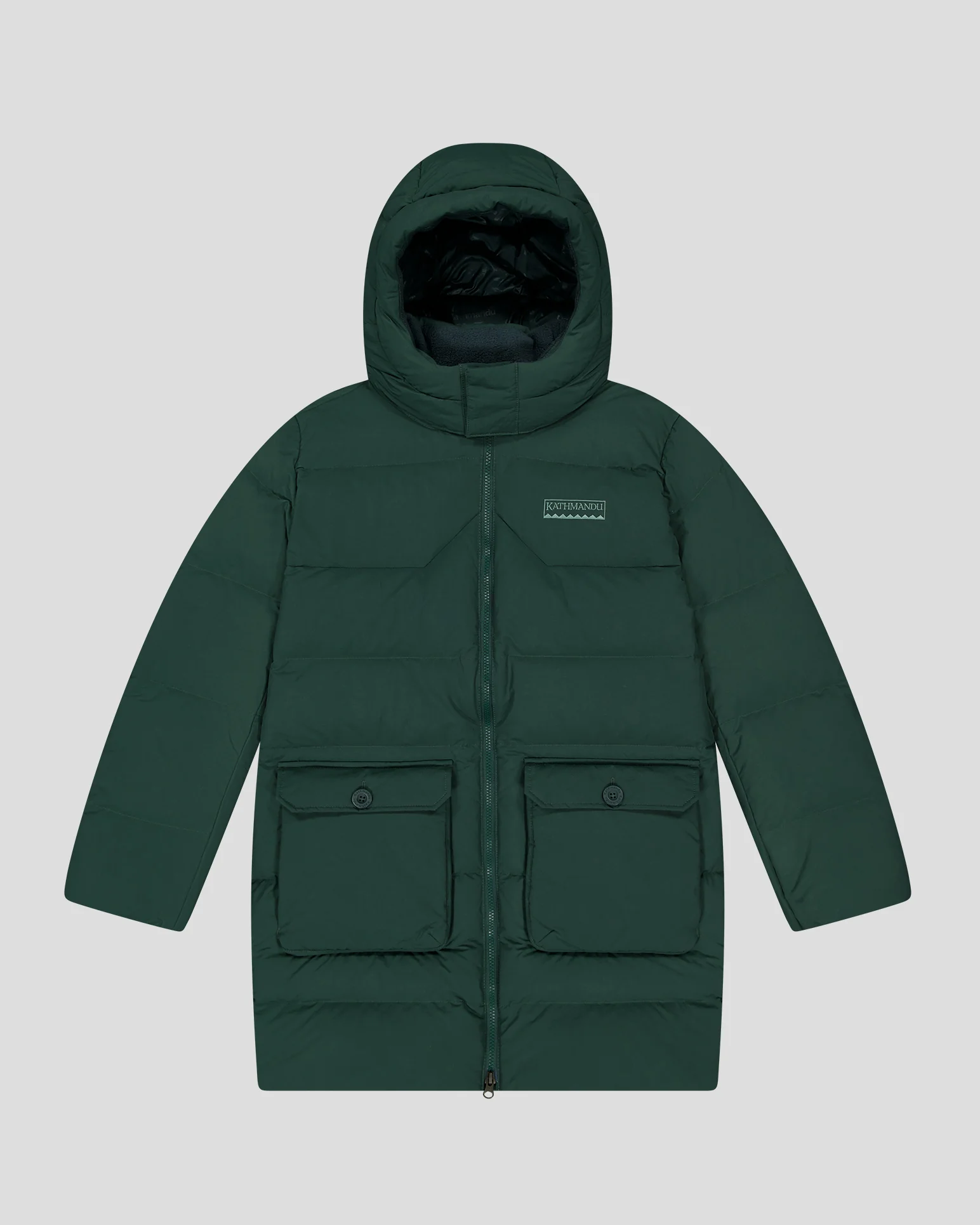 Women's Epiq Down Heritage Parka Jacket - Deep Forest - Image 4