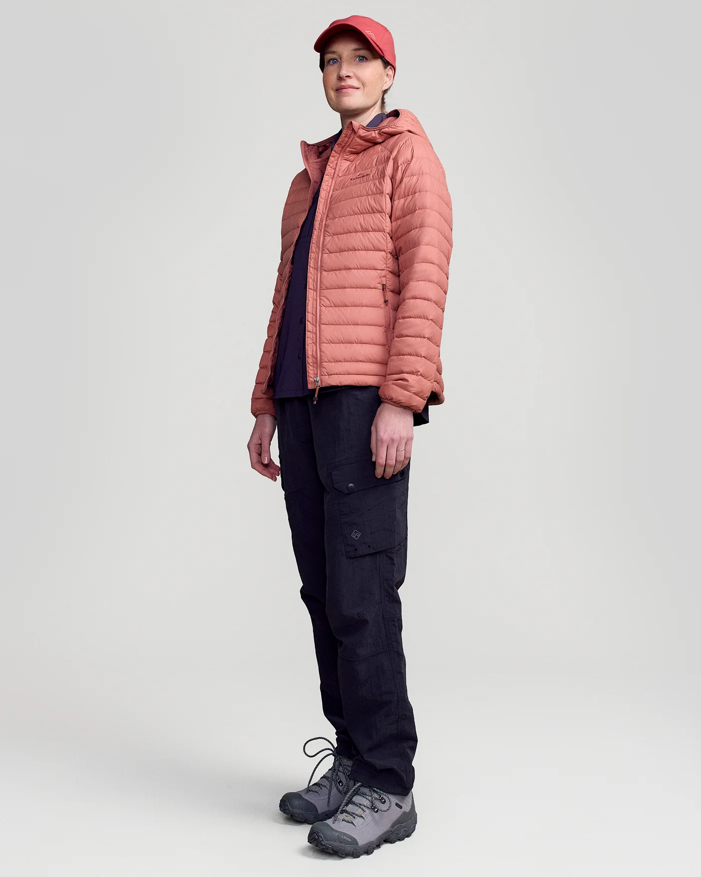 Women's Heli Down Hooded Jacket 3.0 - Clay - Image 2
