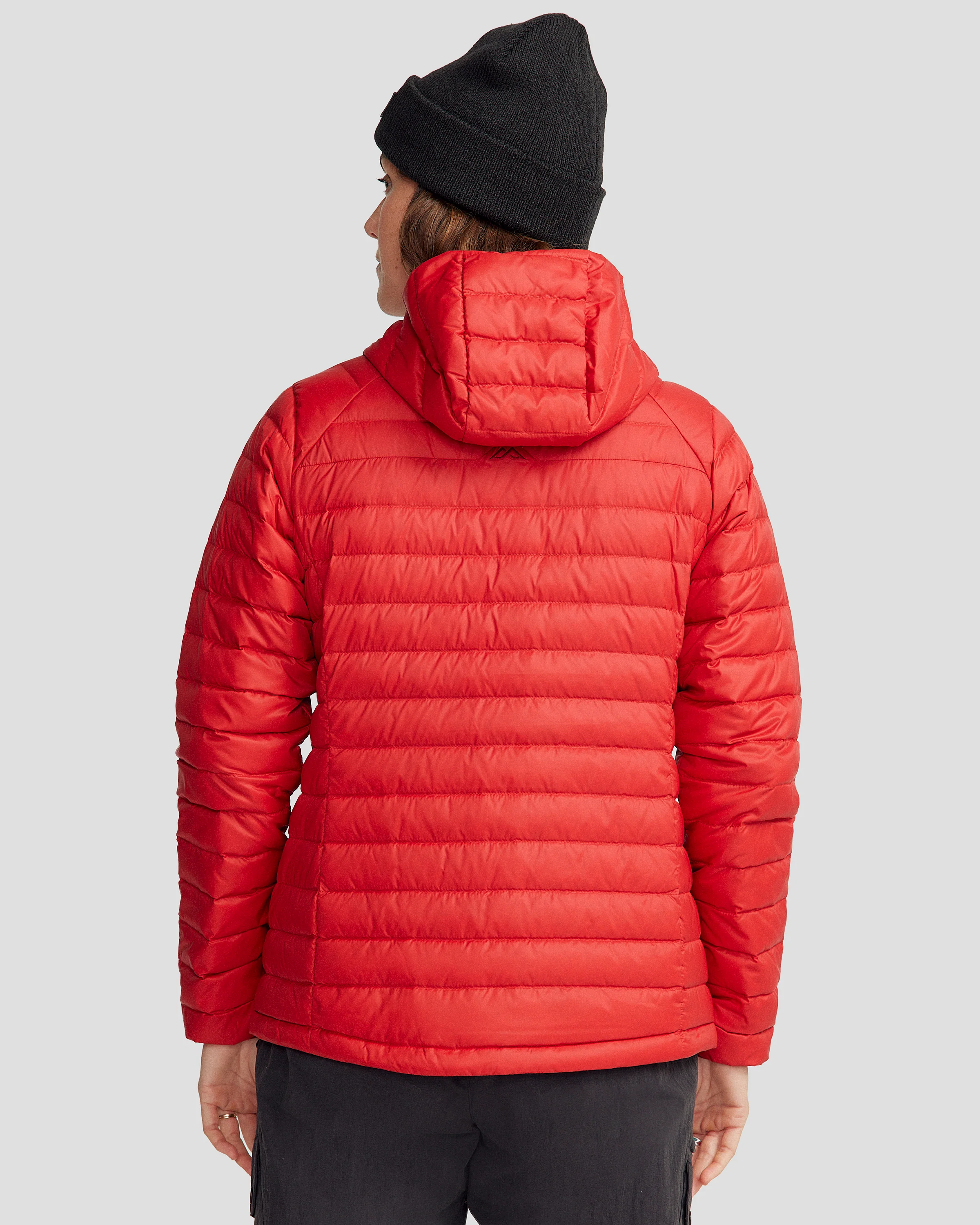 Women's Heli Down Hooded Jacket v3 - Spicy Chilli Pepper - Image 4