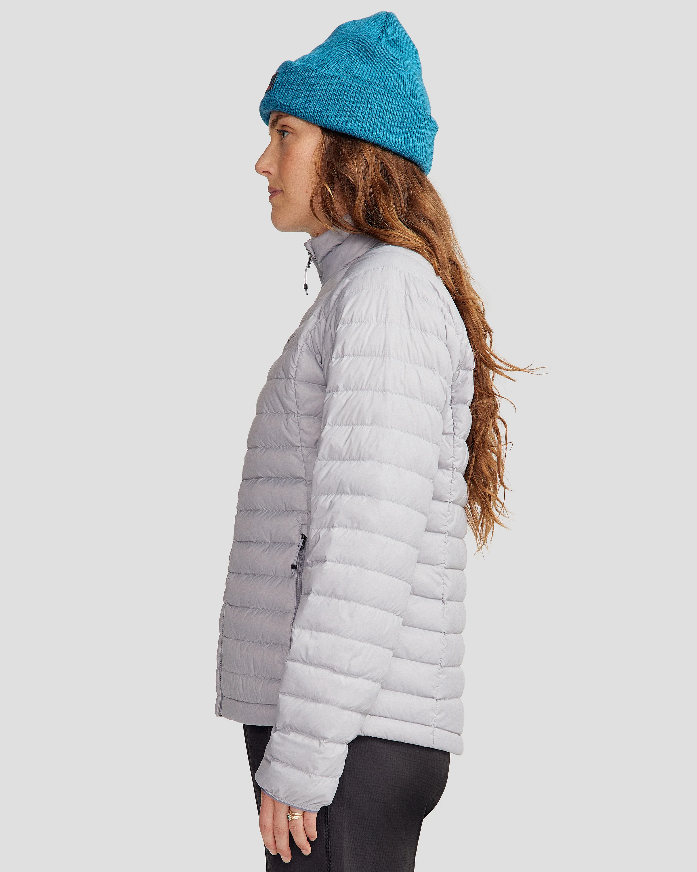 Women's Heli Down Jacket v4 - Light Haze - Image 4