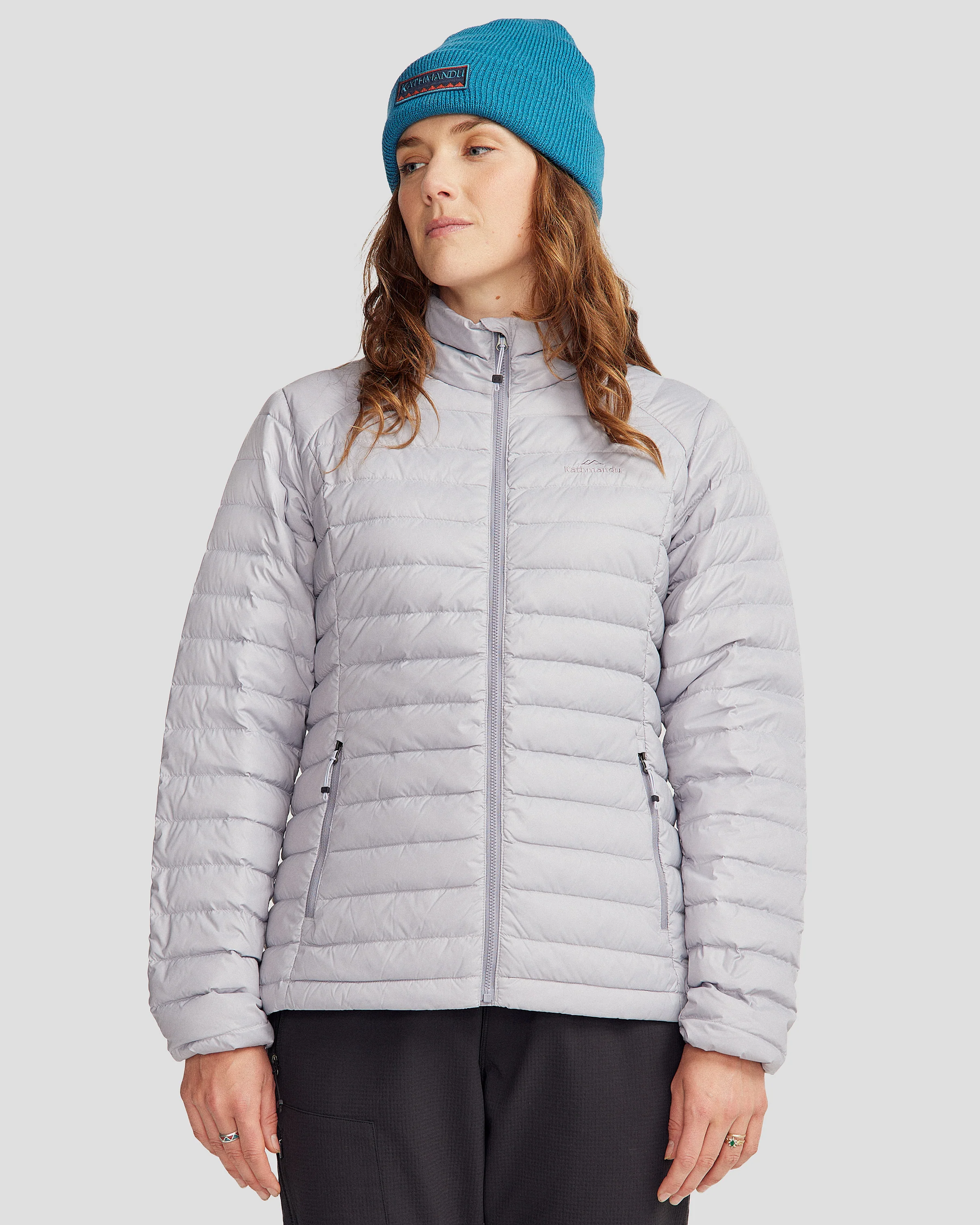 Women's Heli Down Jacket v4 - Light Haze - Image 8