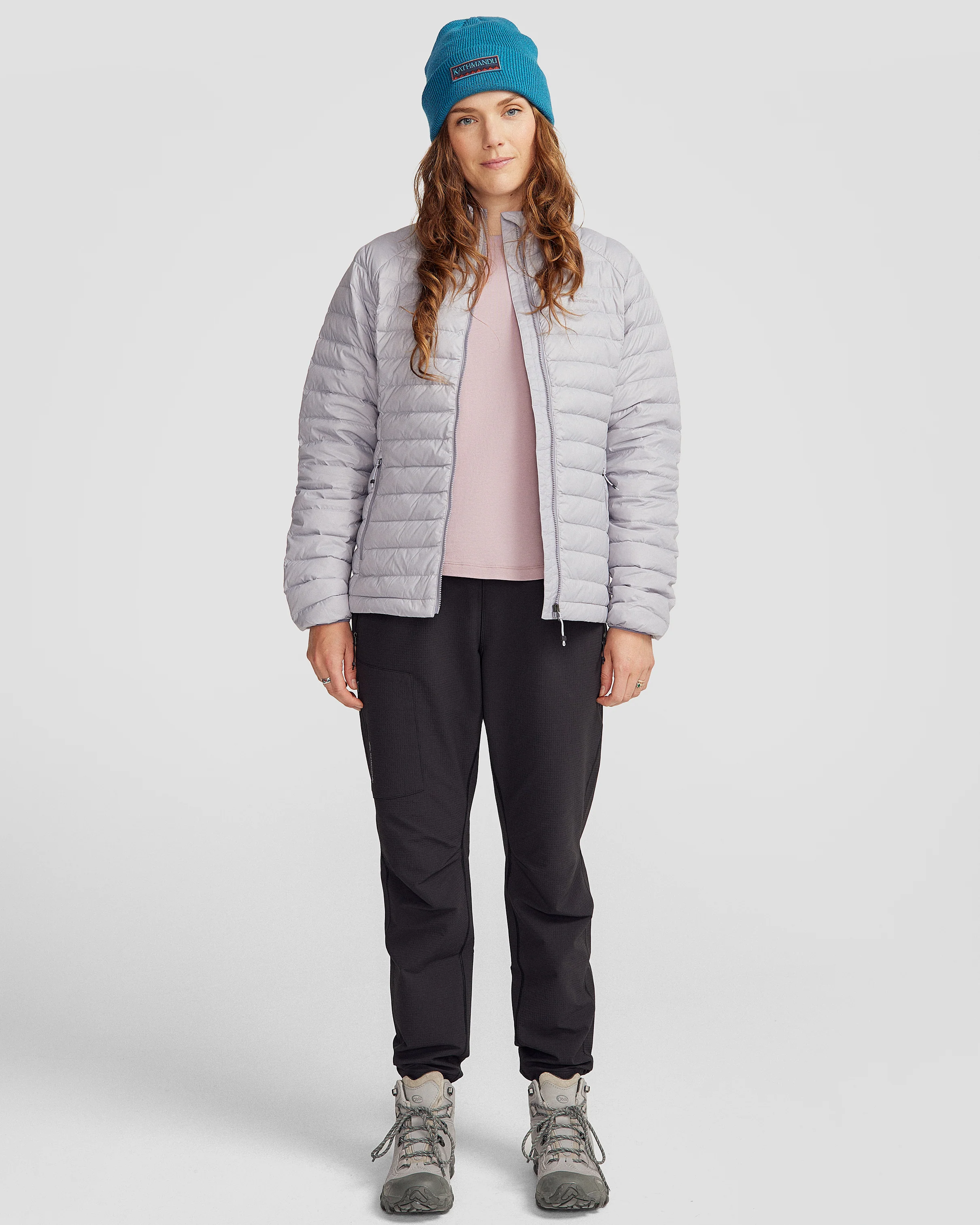 Women's Heli Down Jacket v4 - Light Haze - Image 9