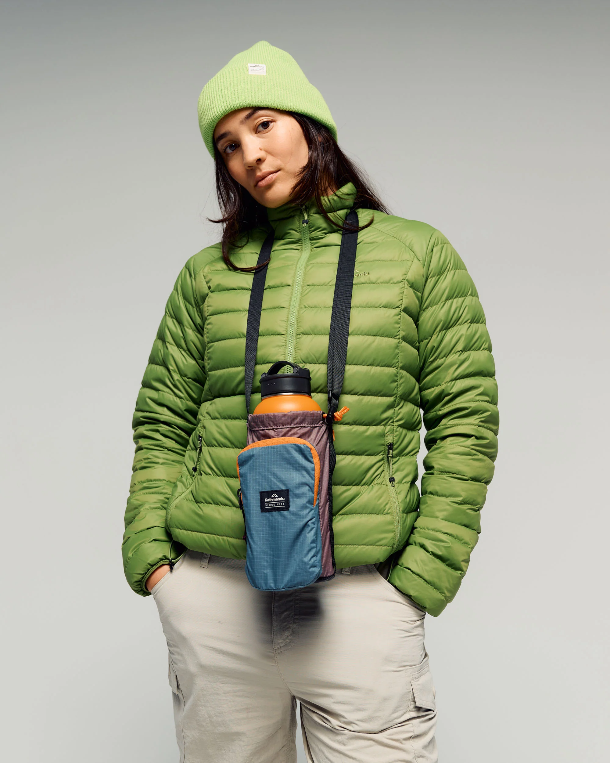 Women's Heli Down Jacket v4 - Verde - Image 2
