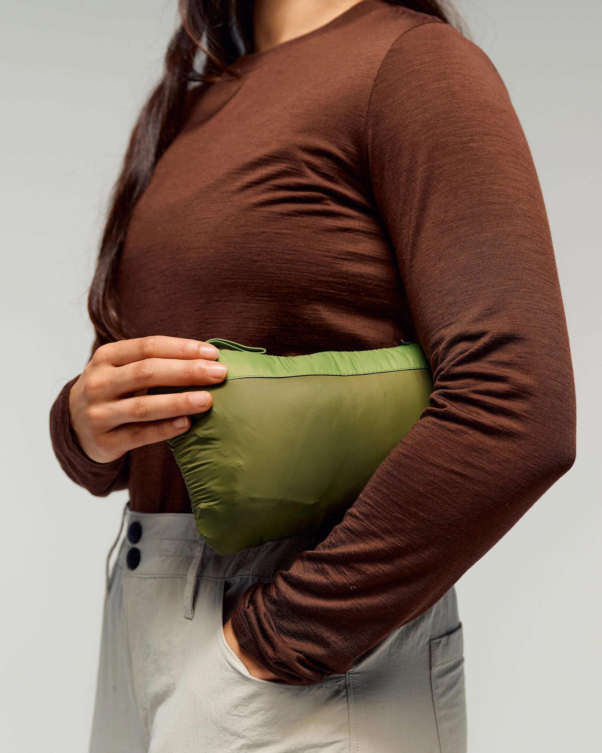 Women's Heli Down Jacket v4 - Verde - Image 7