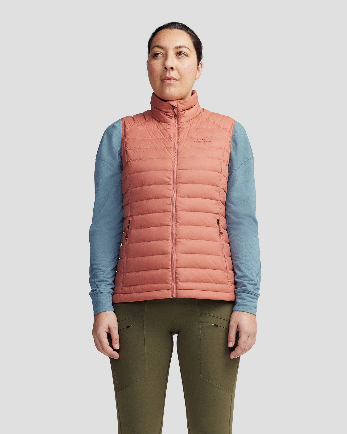 Women's Heli Down Vest v2 - Clay