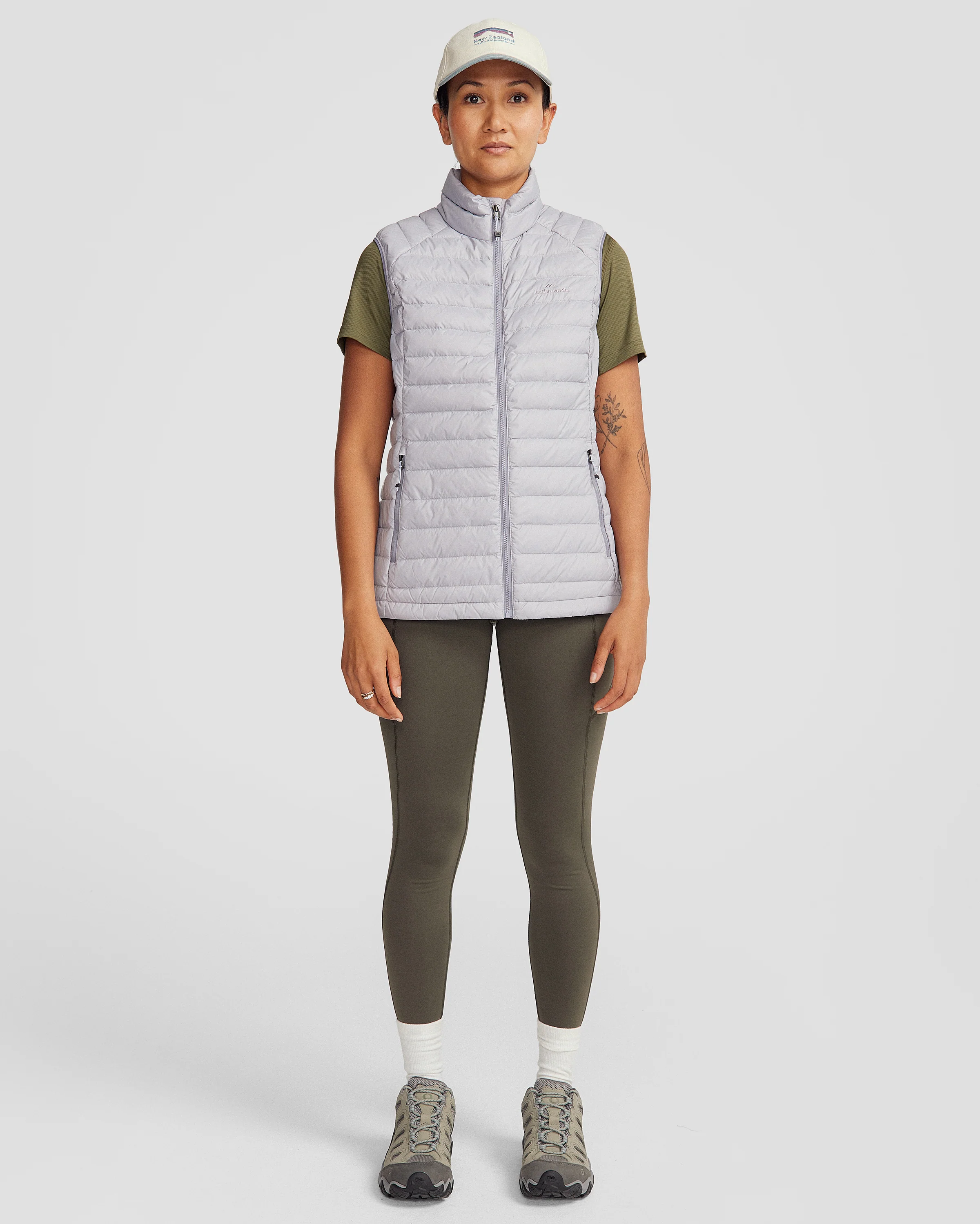 Women's Heli Down Vest v2 - Light Haze - Image 10