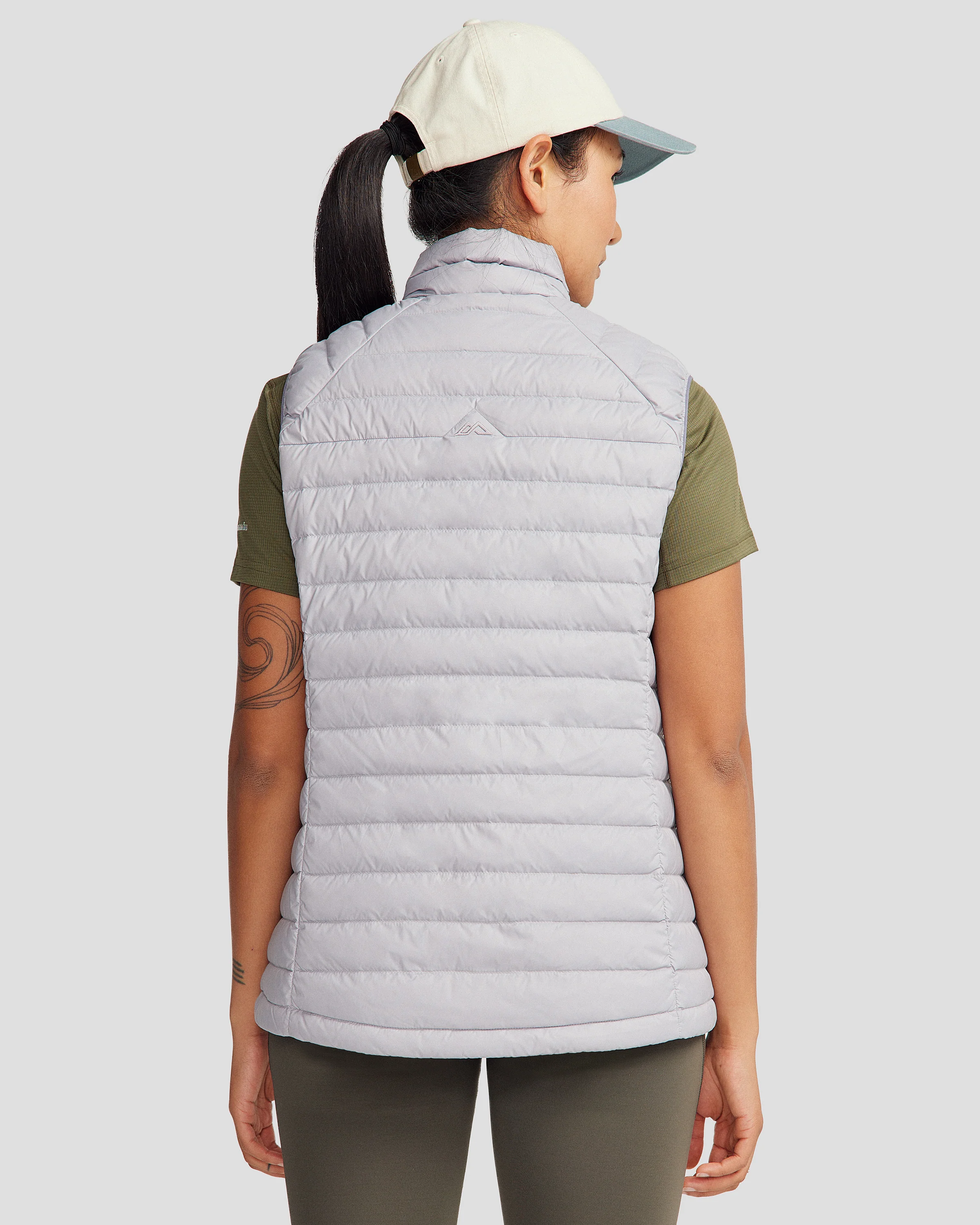 Women's Heli Down Vest v2 - Light Haze - Image 12