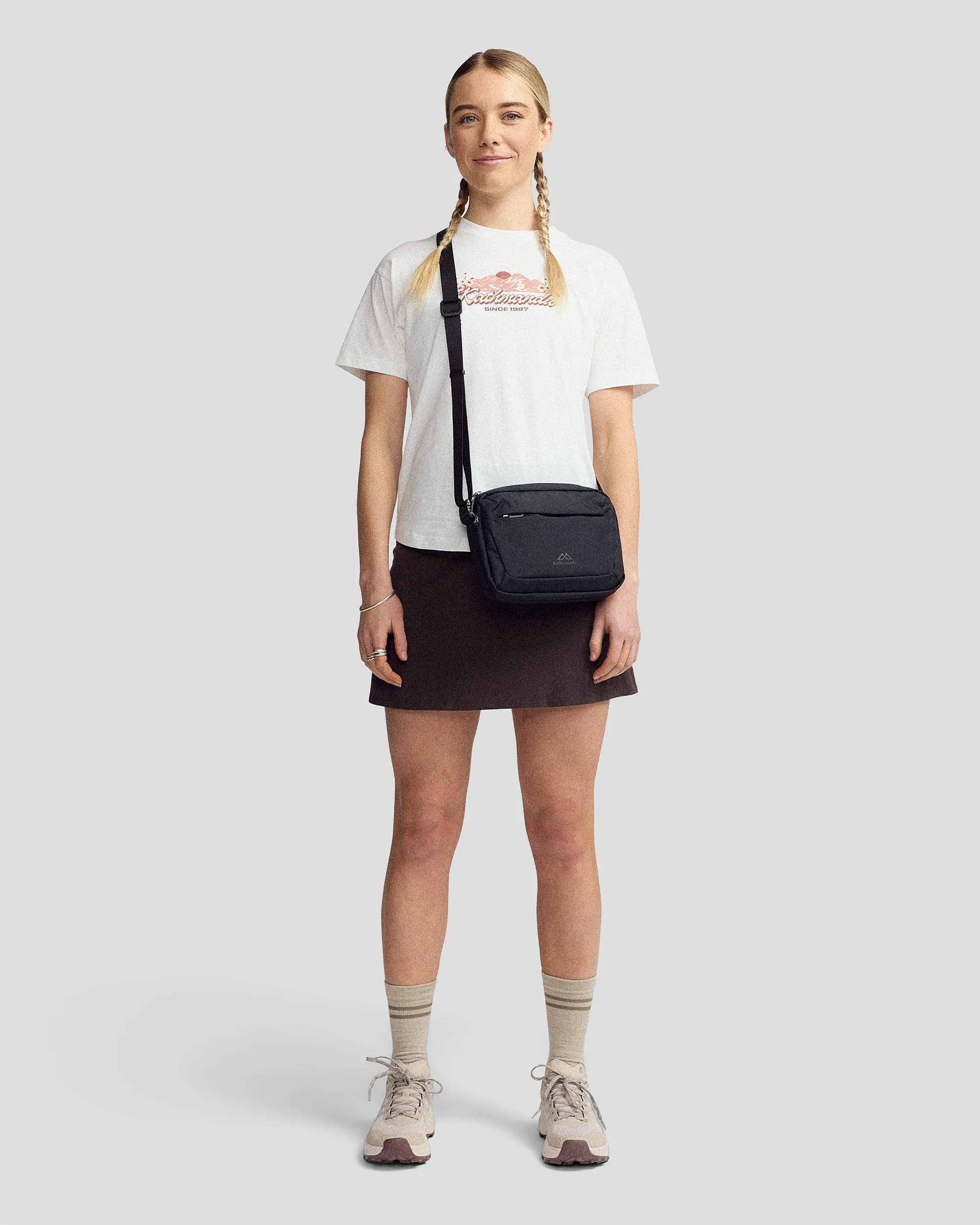 Women’s Mt Cook Lily Organic Cotton T-Shirt - White - Image 3