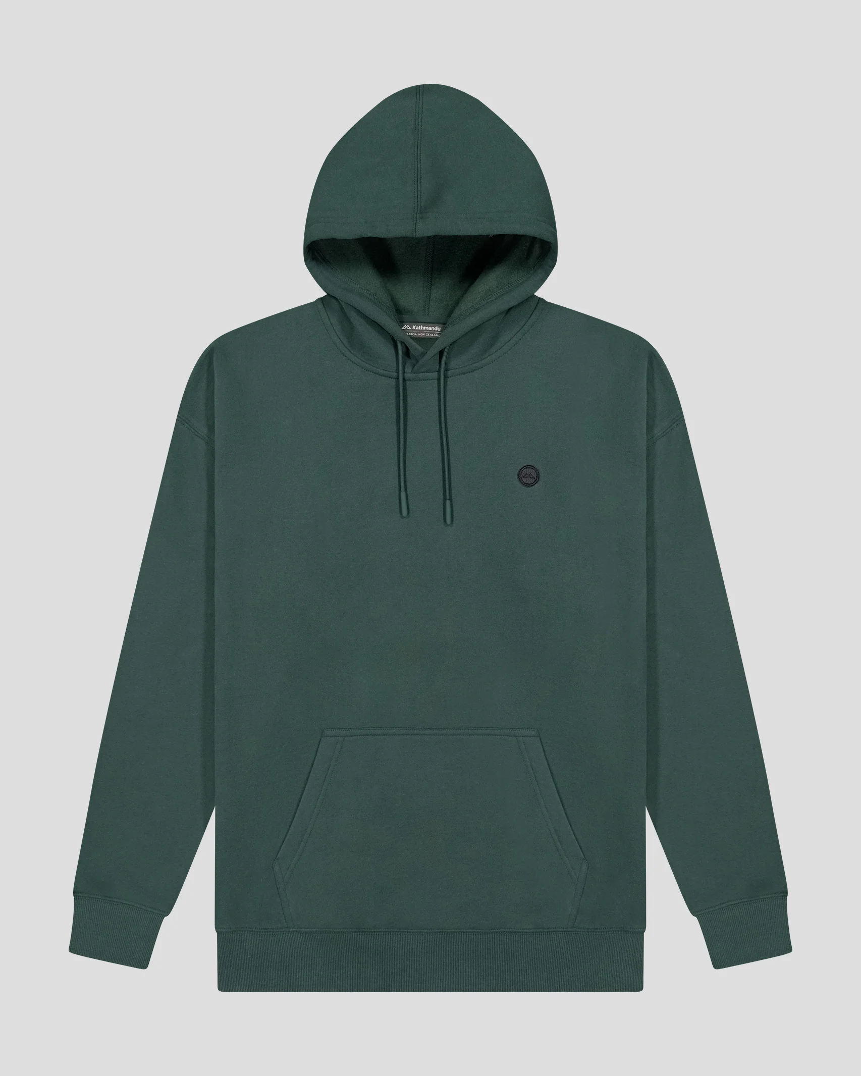 Women's Peak Badge Slouchy Brushed Hoodie - Deep Forest - Image 7