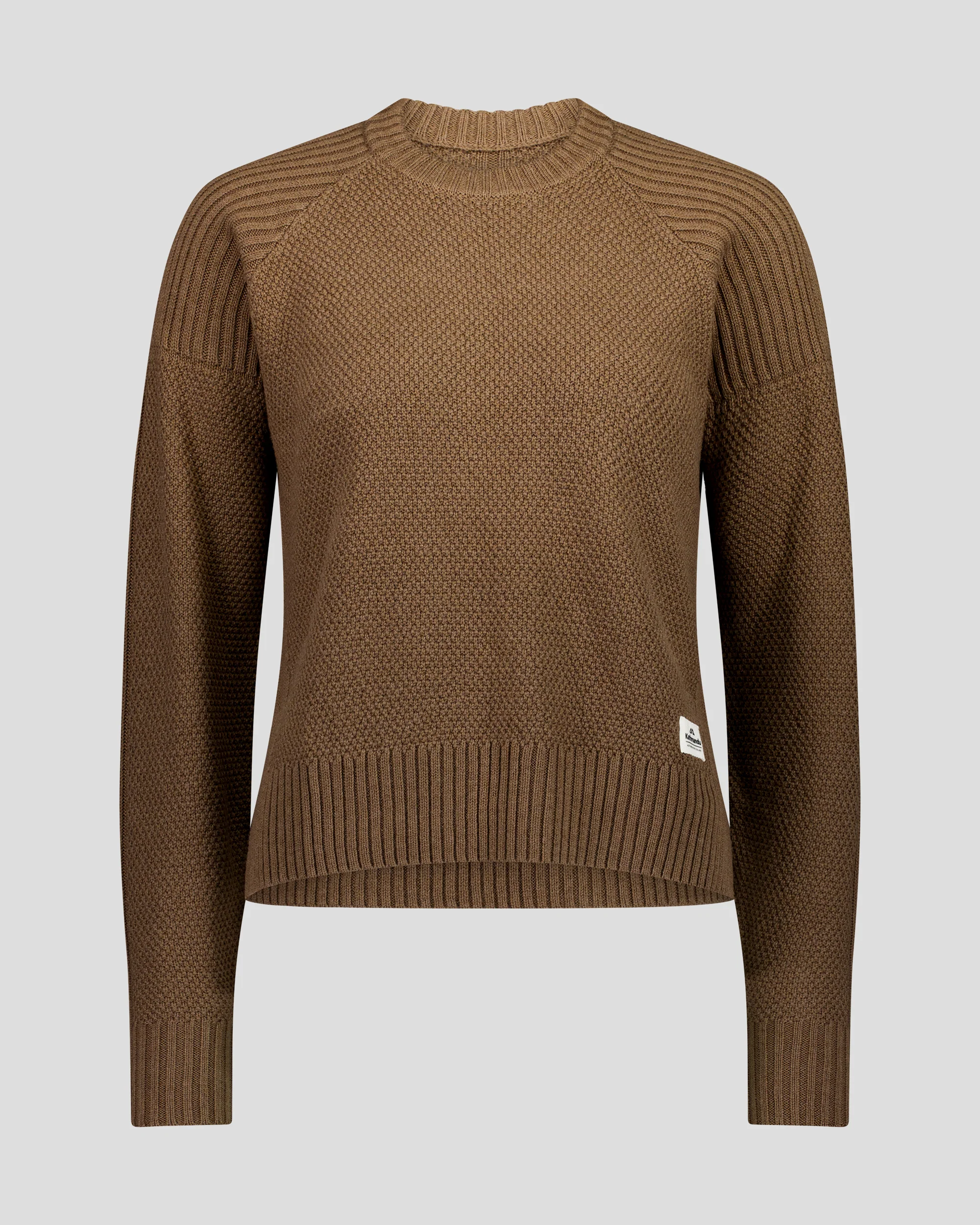 Women's Retreat Merino Blend Crew Pullover - Jute - Image 3
