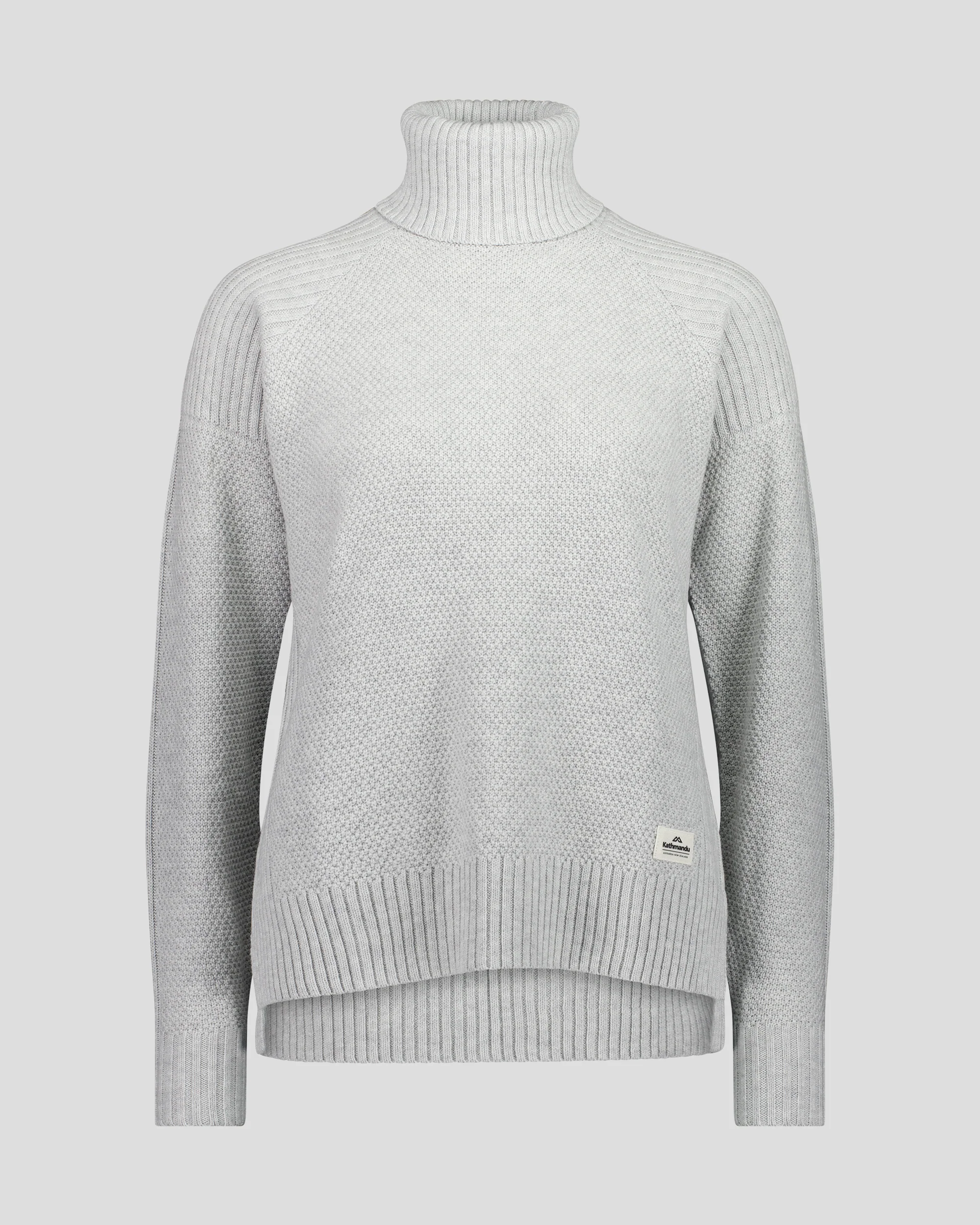 Women's Retreat Merino Blend Roll Neck Pullover - Super Moon - Image 5