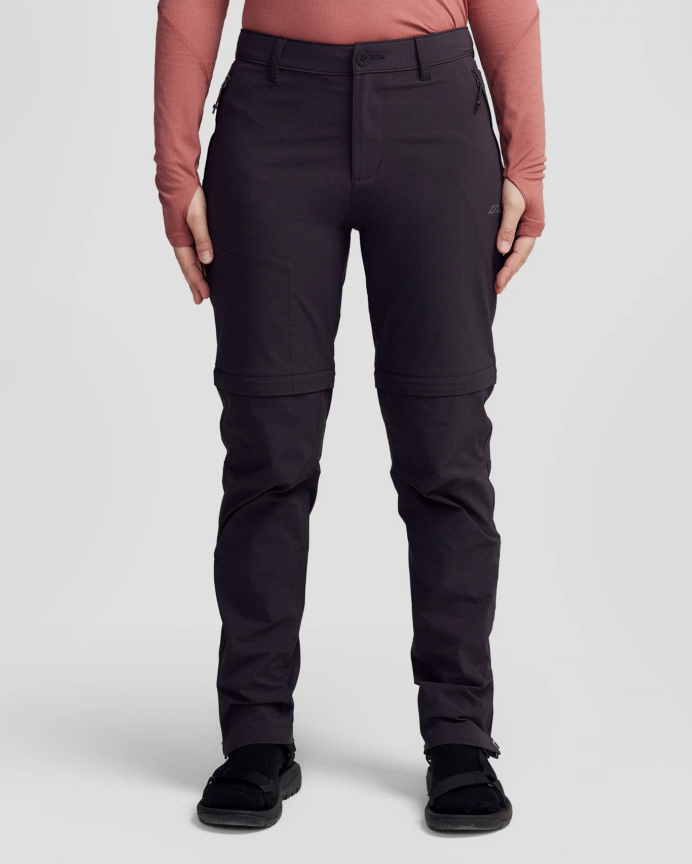 Women’s Ridge Convertible Pants - Black Stingray
