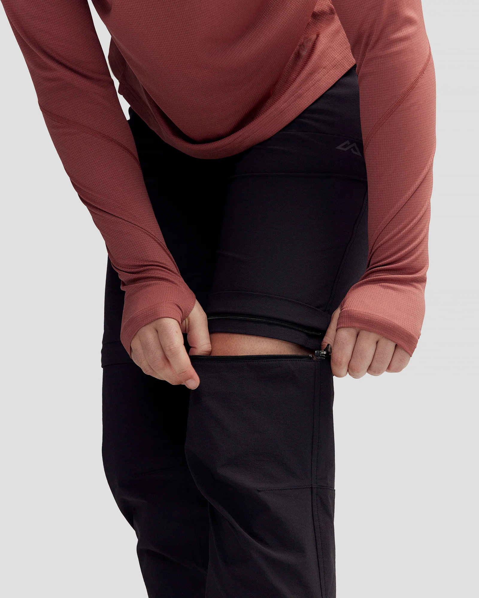 Women’s Ridge Convertible Pants - Black Stingray - Image 3