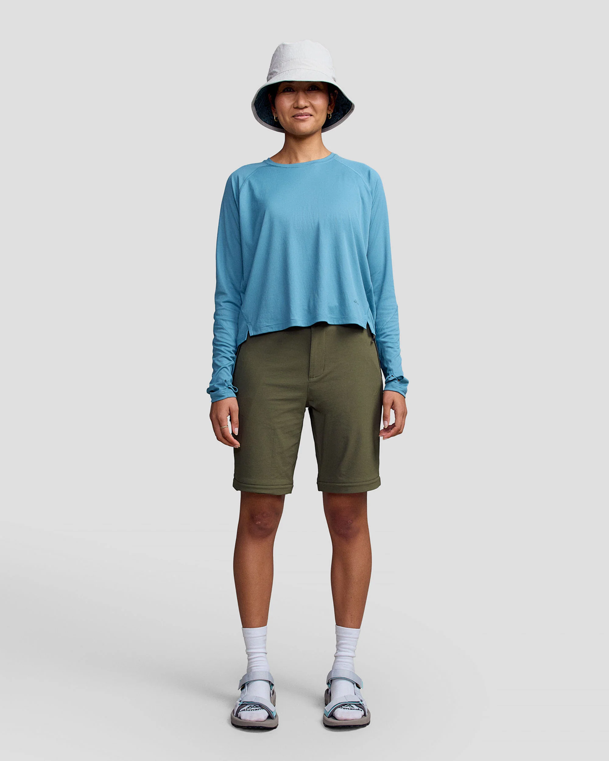 Women’s Ridge Convertible Pants - Light Moss - Image 8