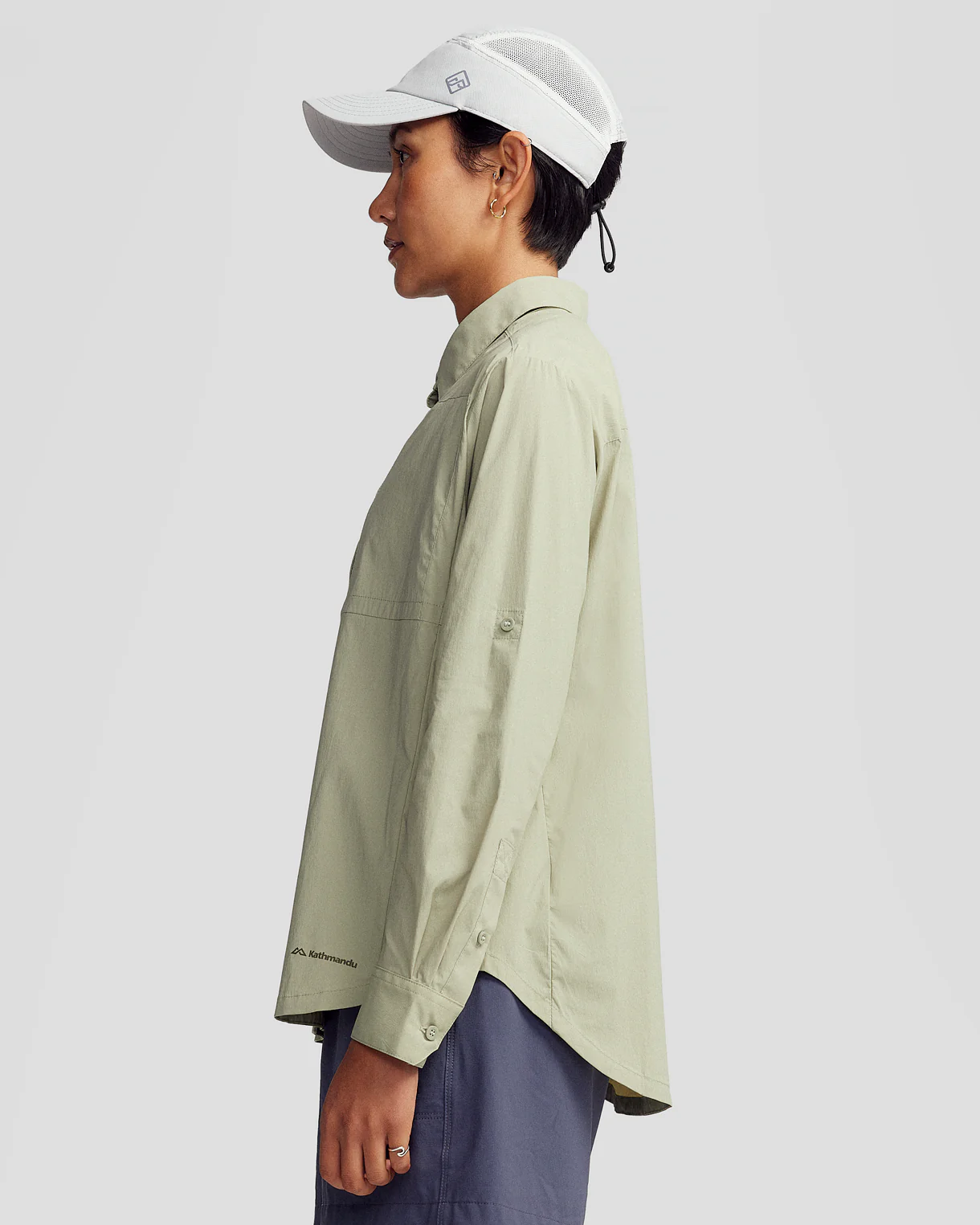 Women’s Ridge UPF Long Sleeve Shirt - Light Beech - Image 2
