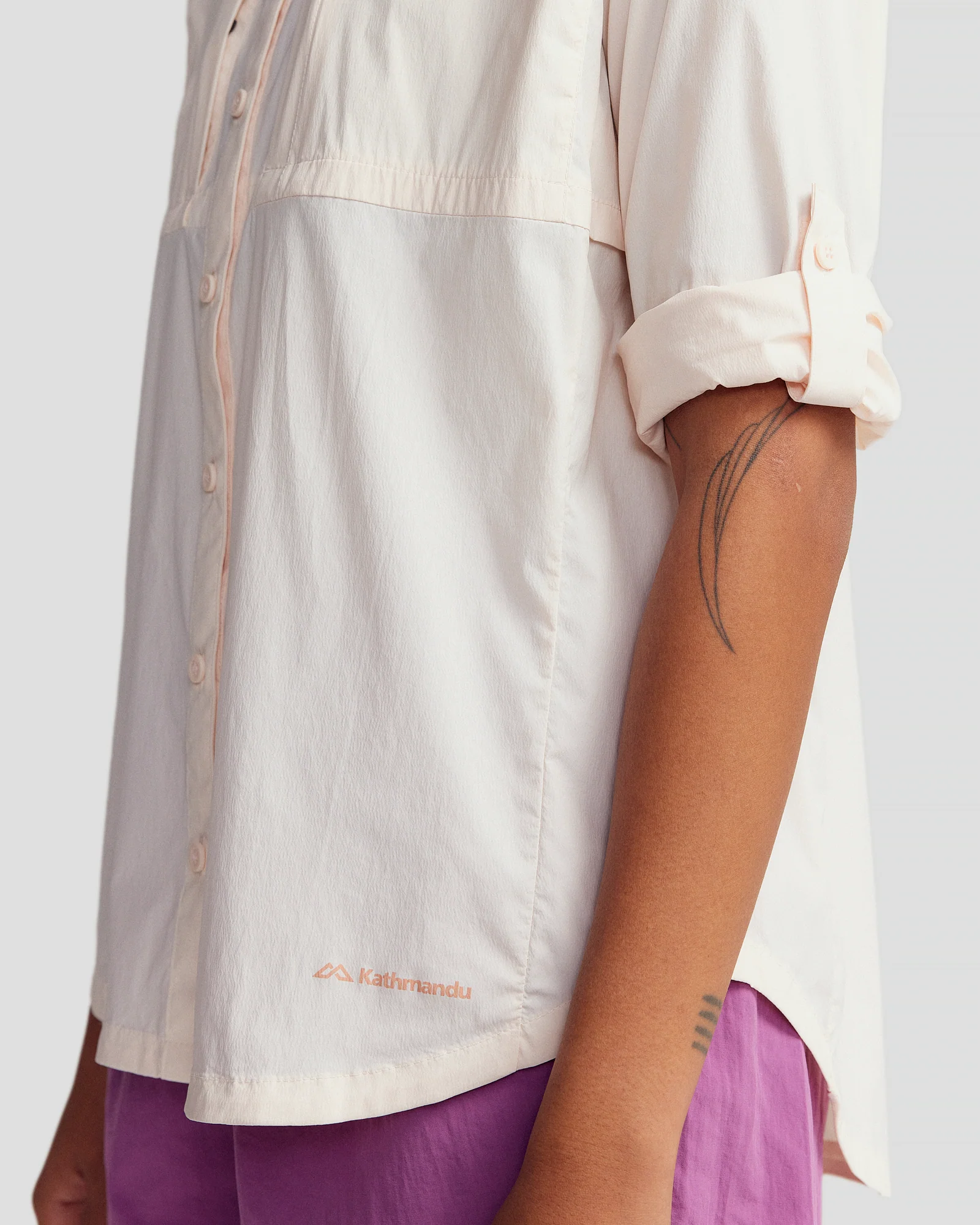 Women’s Ridge UPF Long Sleeve Shirt - Peachy - Image 6