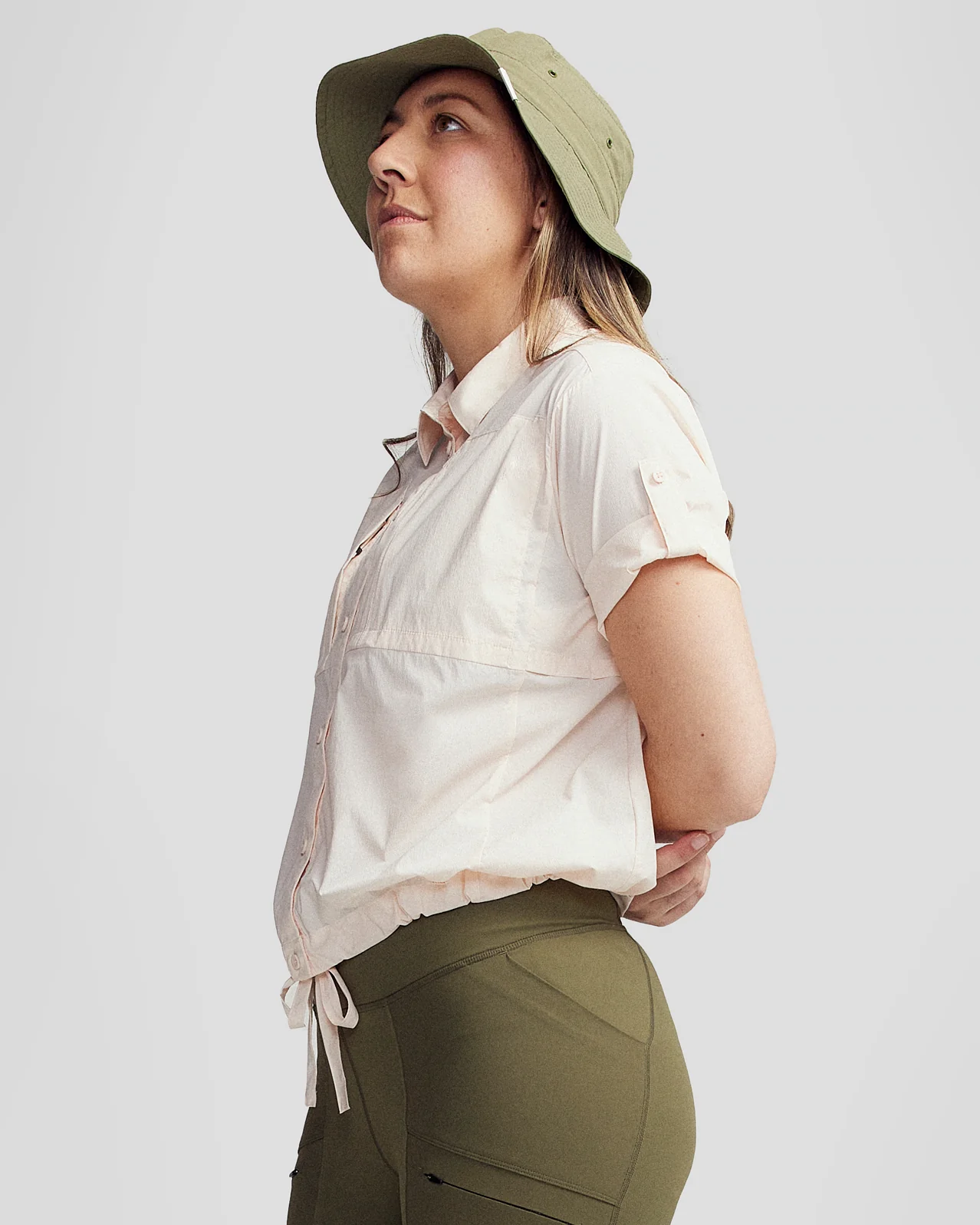 Women’s Ridge UPF Short Sleeve Shirt - Peachy - Image 5