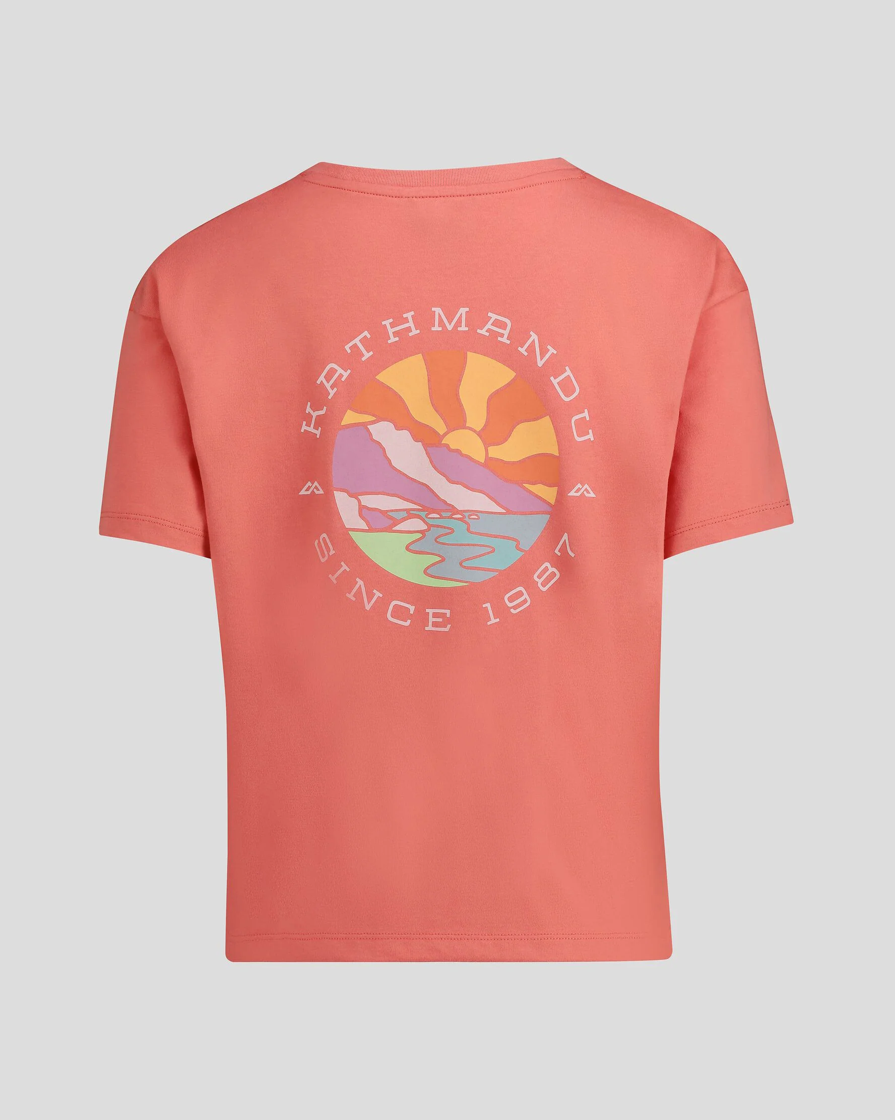 Women's Kathmandu Logo Sunburst Organic Cotton T-shirt - Fruity - Image 4