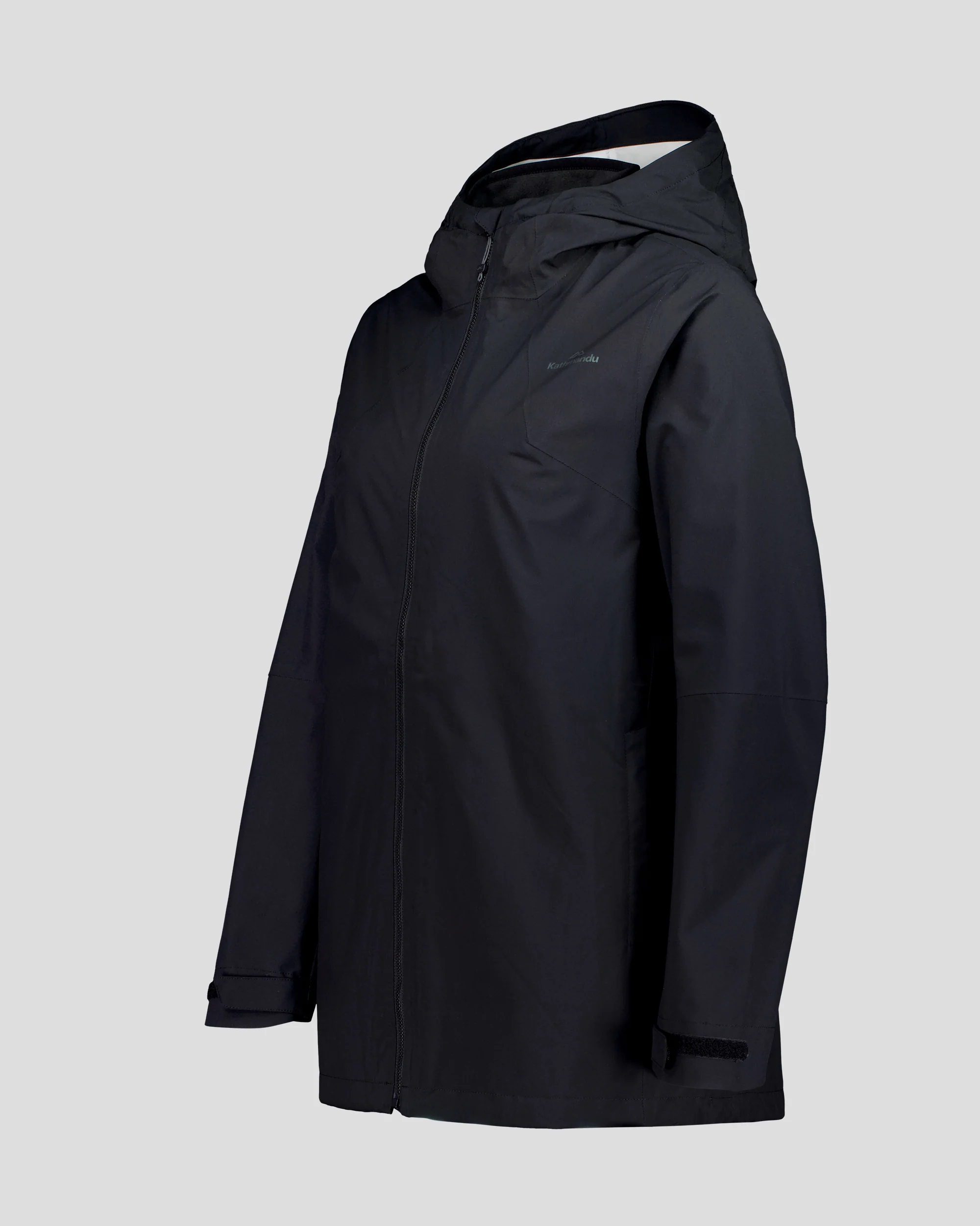 Women's Trailhead 3in1 Rain Hooded Jacket - Black Stingray - Image 2